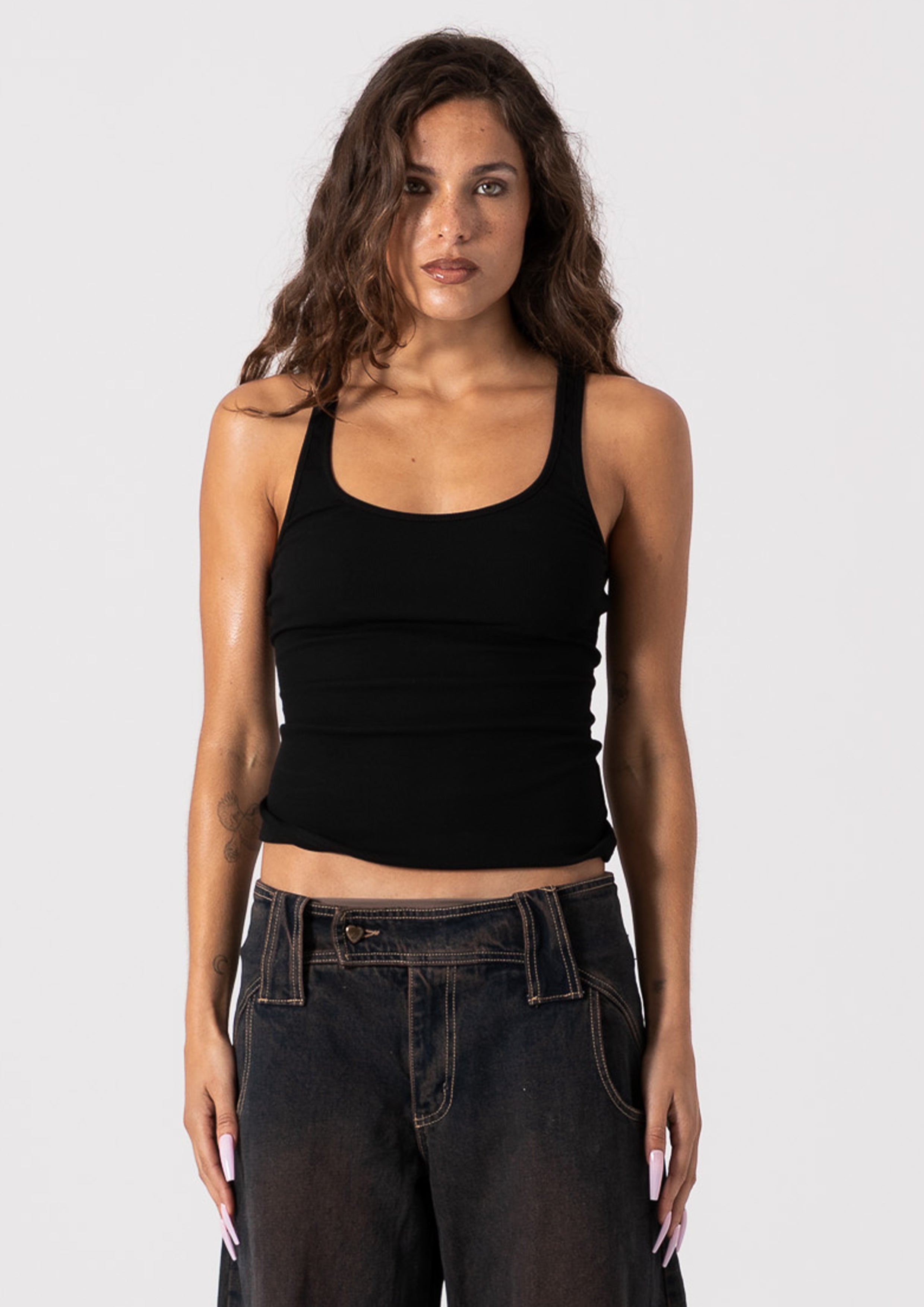 SPINE TANK - BLACK – Bye Bambi