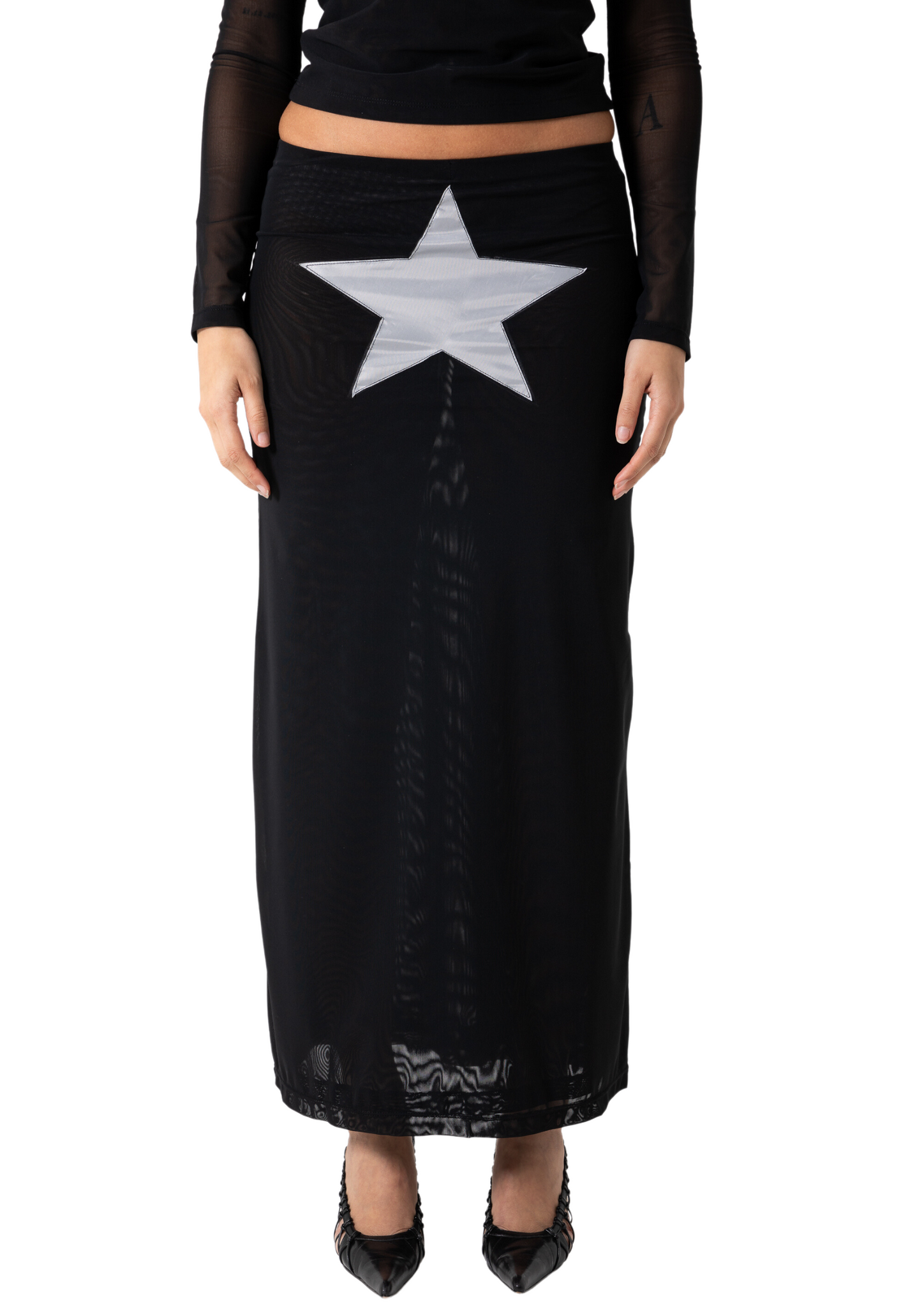 STAR SKIRT - BLACK