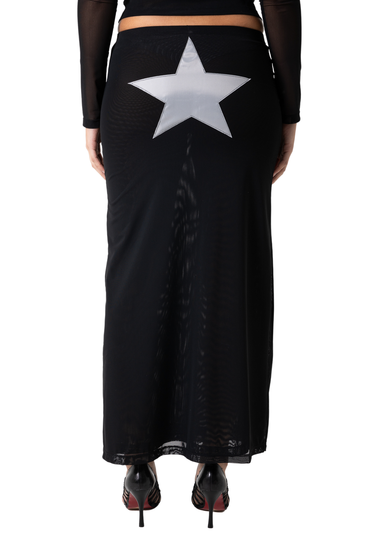 STAR SKIRT - BLACK