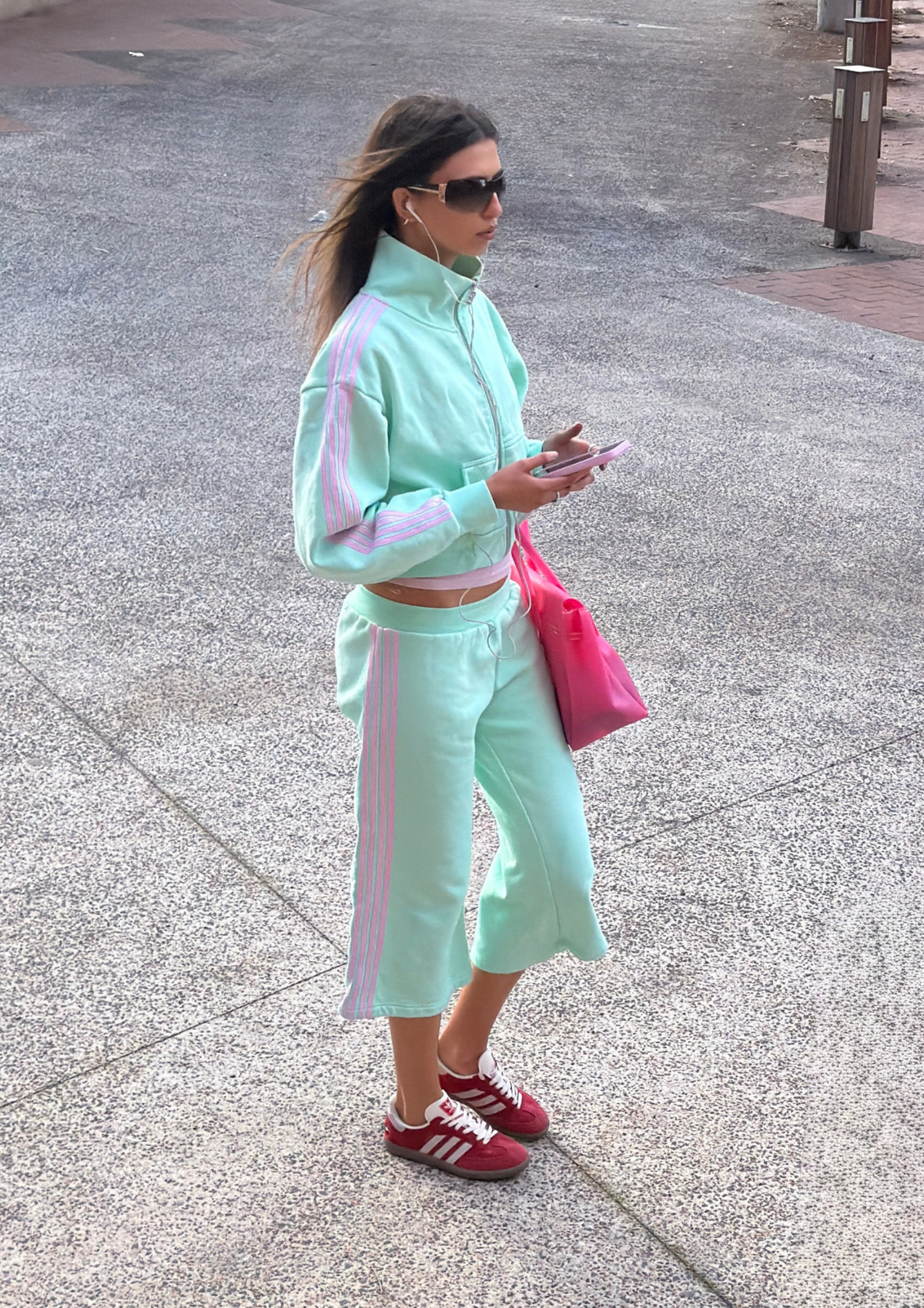 PARIS CAPRI TRACKSUIT PANTS  - MINT