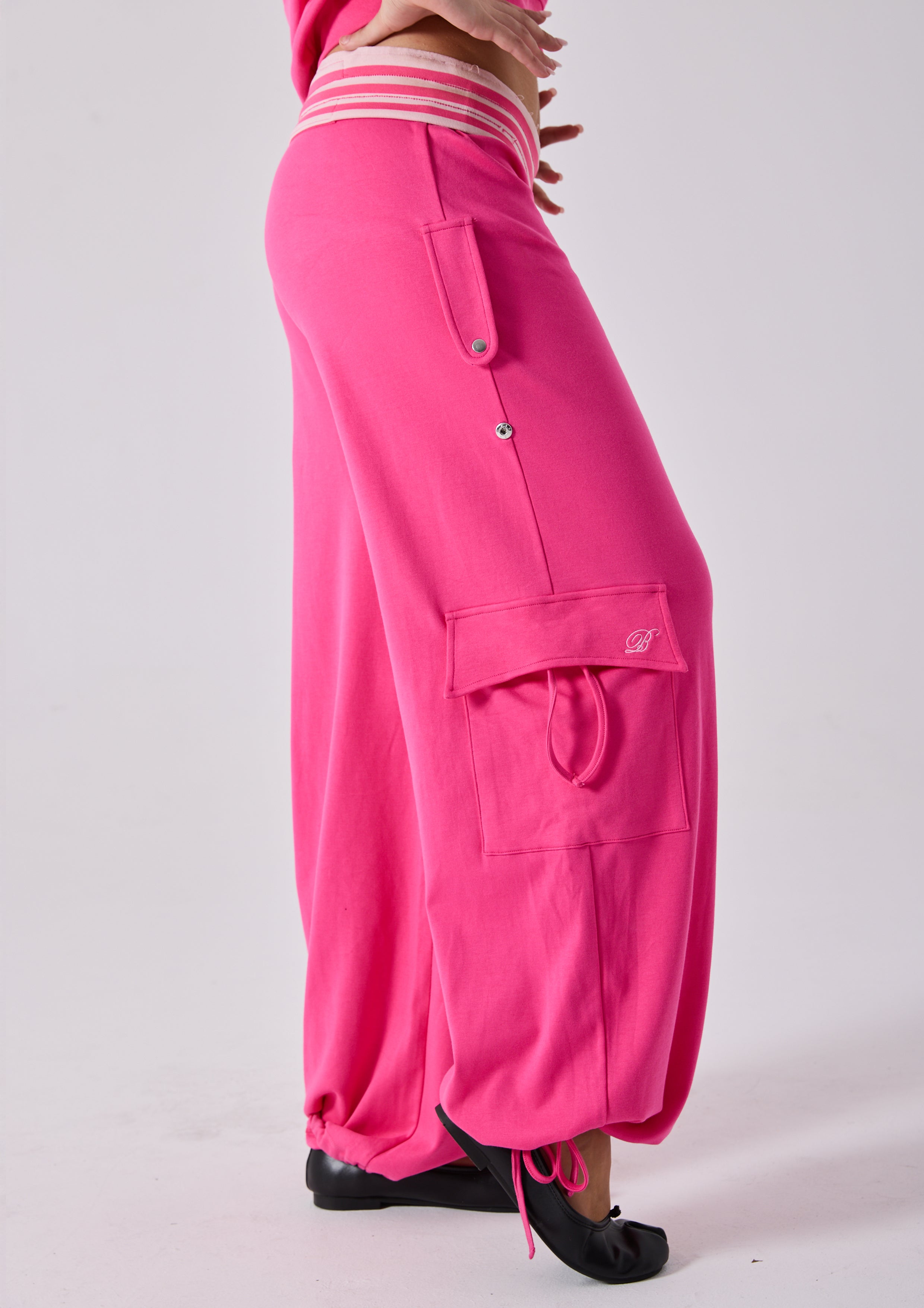 ELARA LOUNGE PANT - HOT PINK