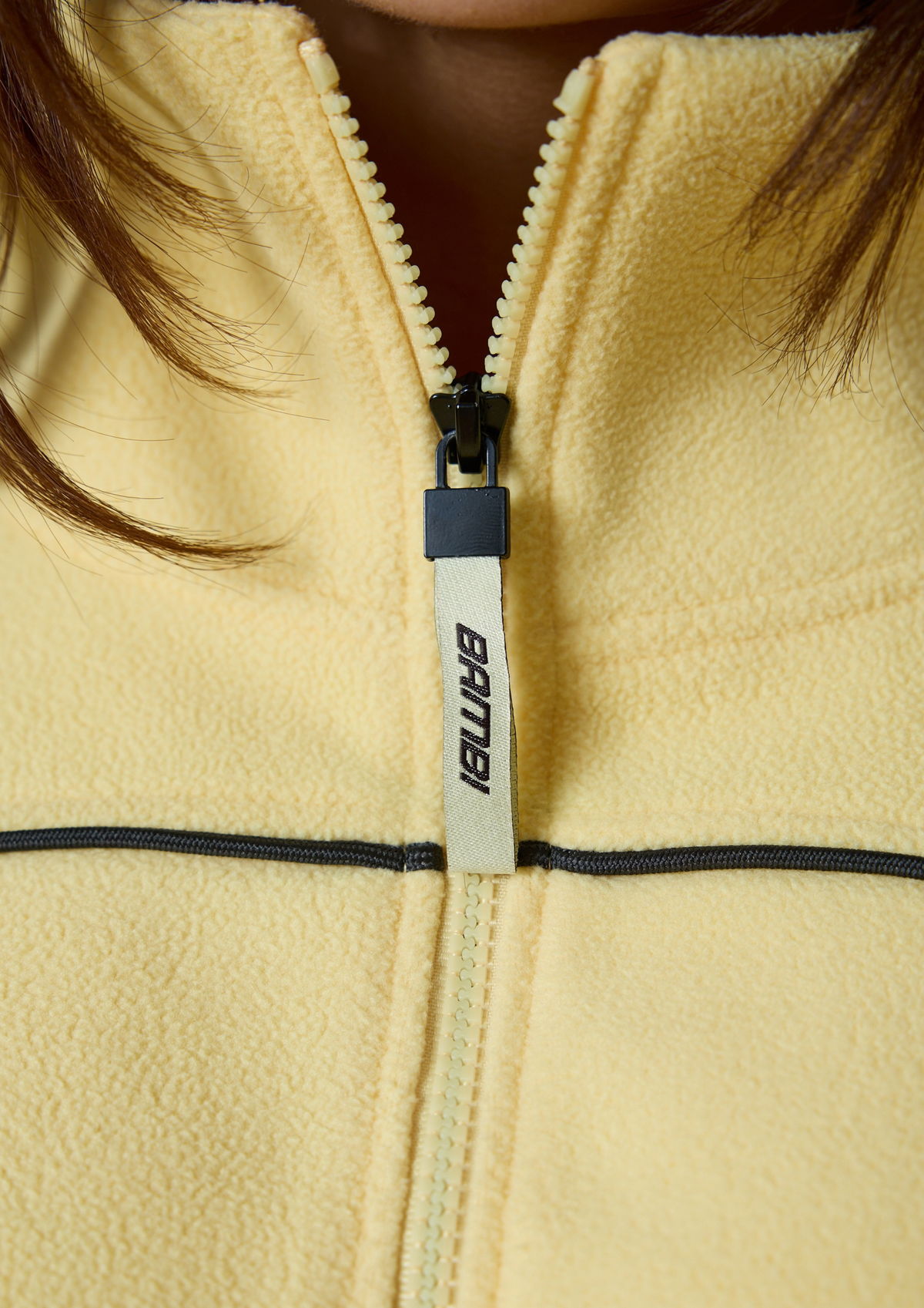 PARKER FLEECE ZIP JACKET - YELLOW