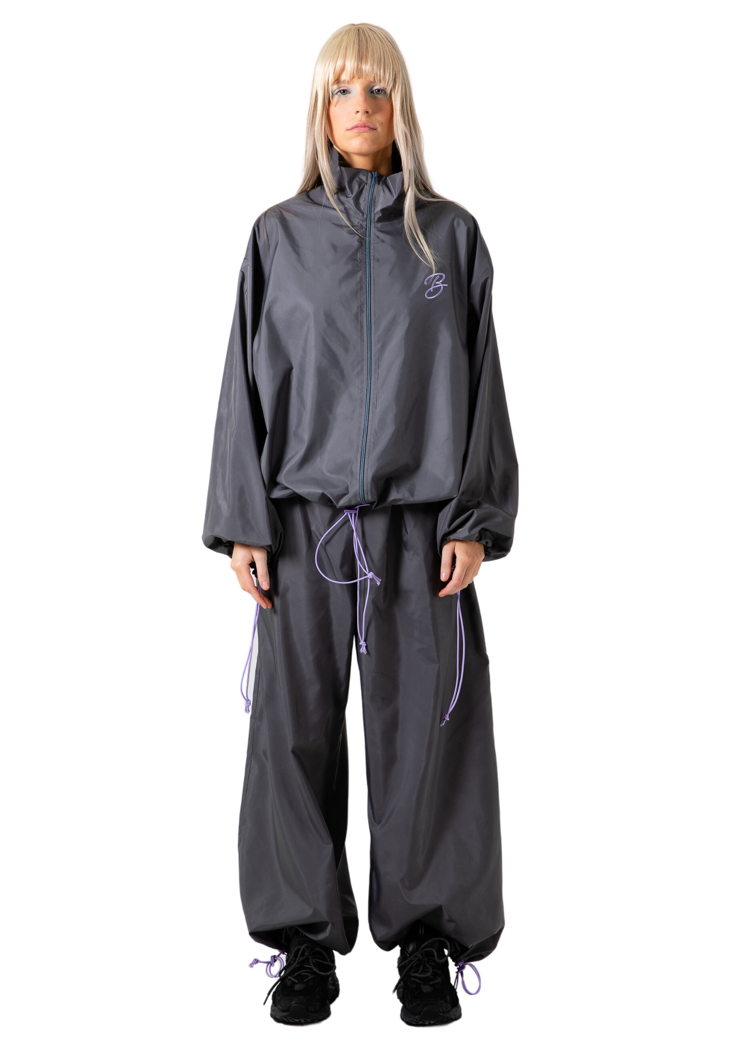 WINDBREAKER PANT - CHARCOAL