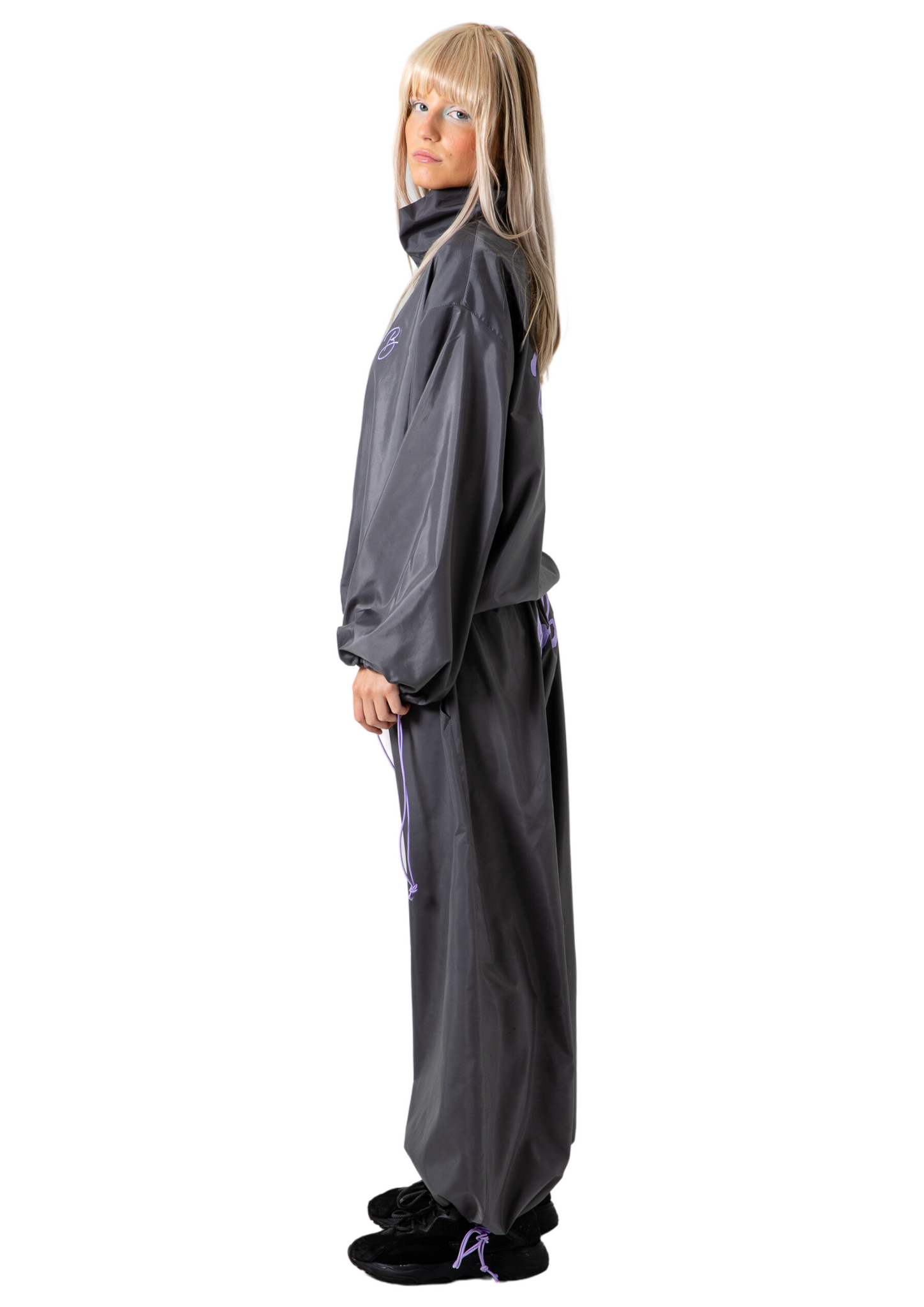 WINDBREAKER PANT - CHARCOAL