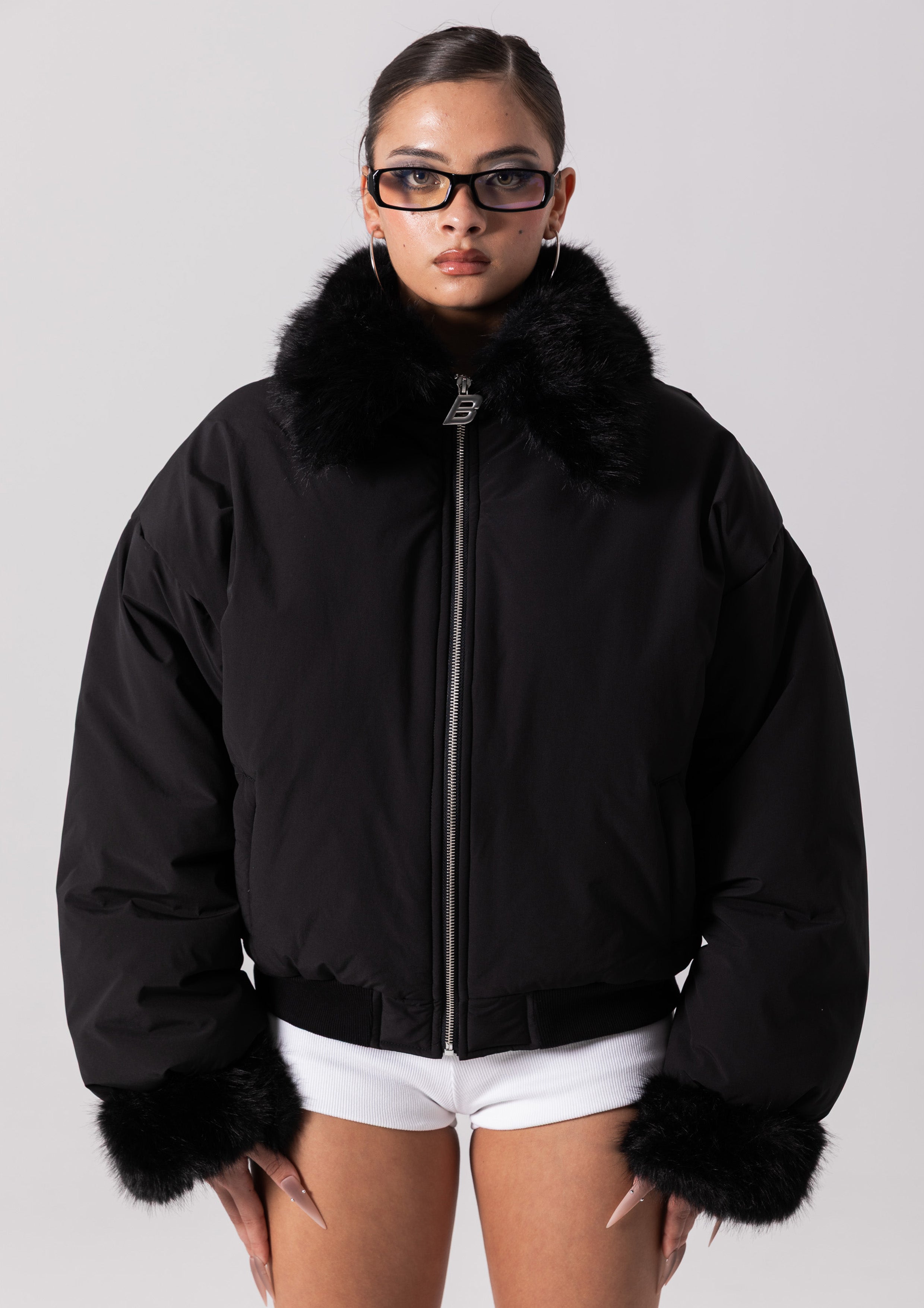 MARNI BOMBER - BLACK