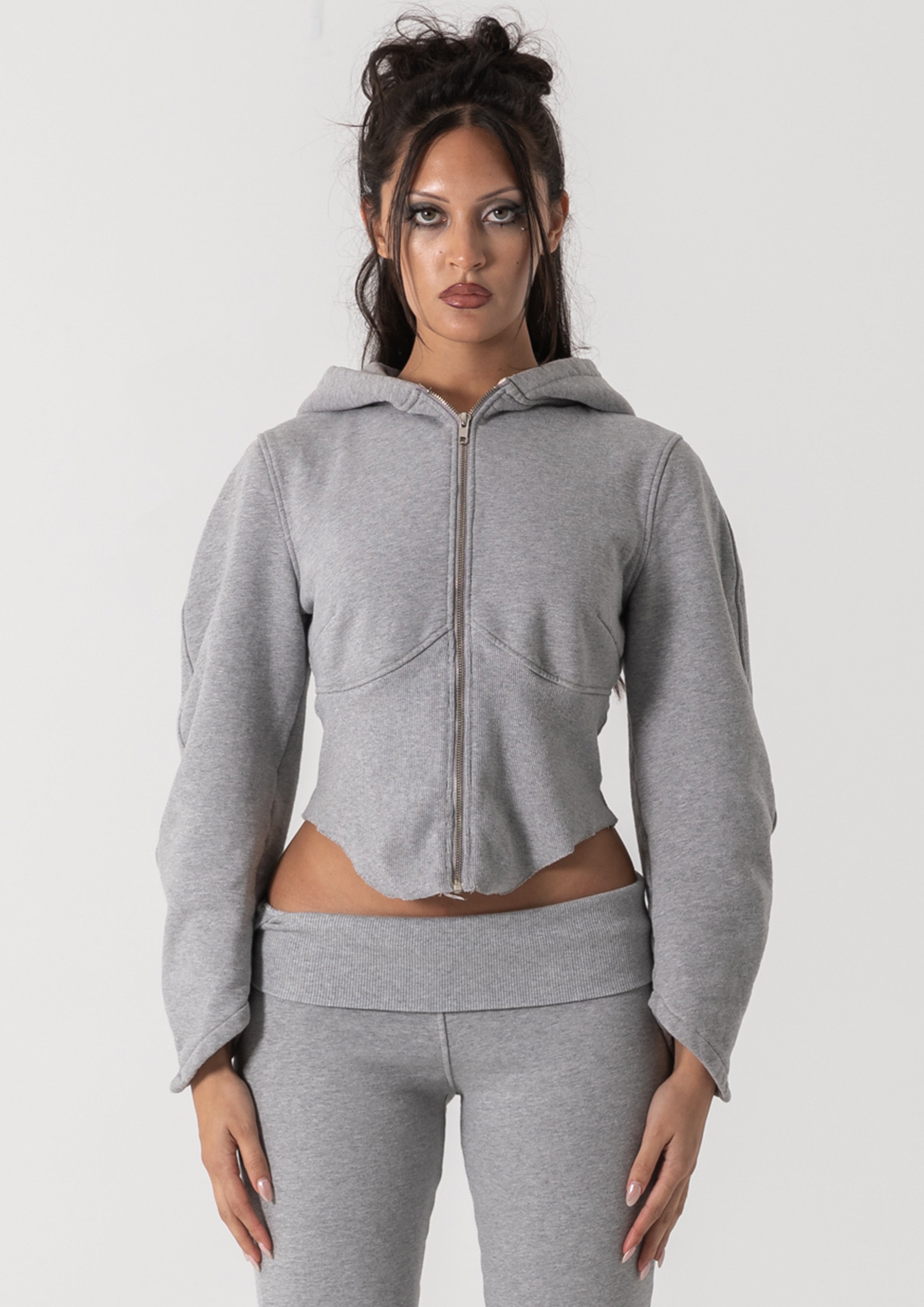 JASMINE ZIP JACKET - GREY