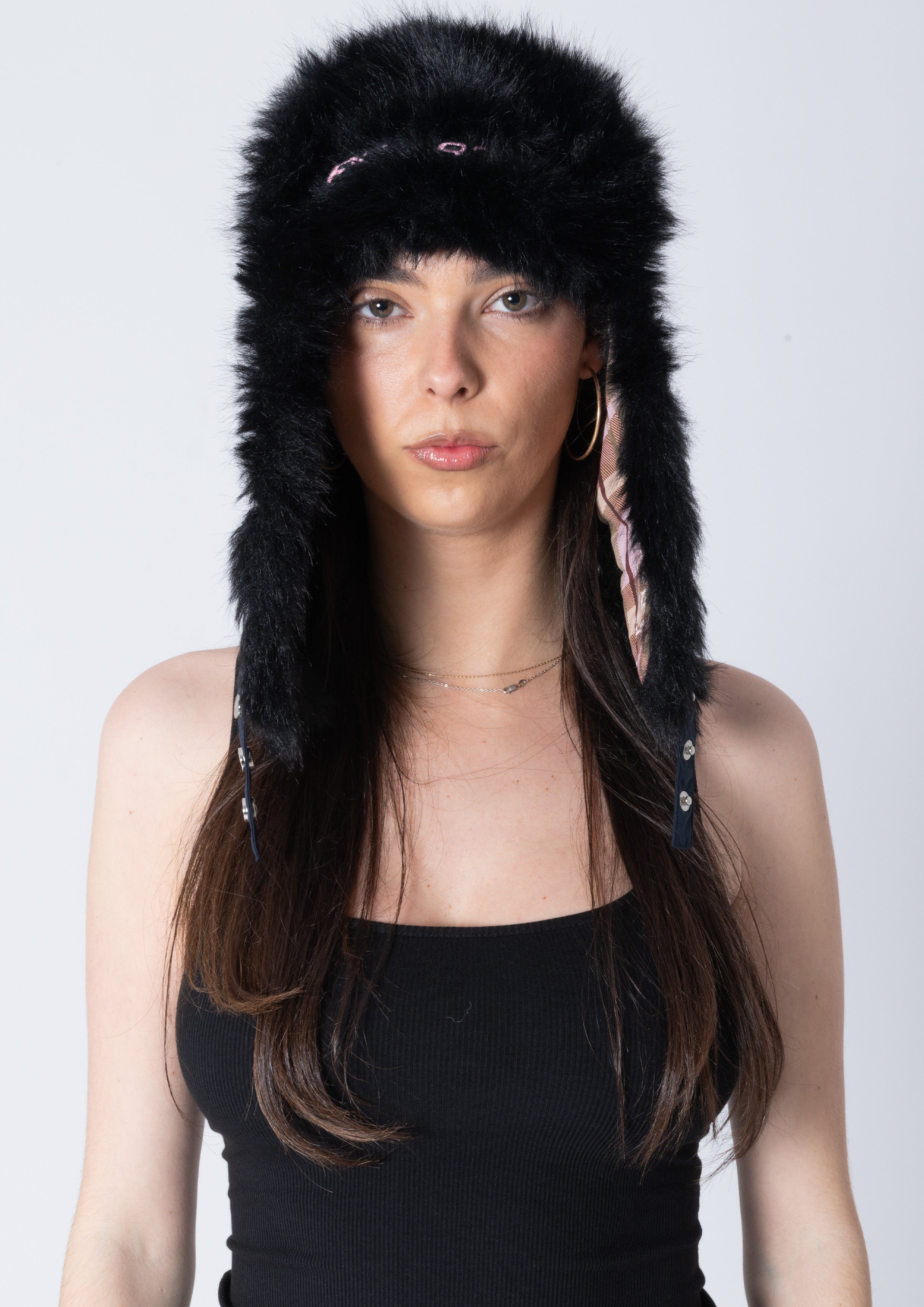 MARNI TRAPPER HAT - BLACK