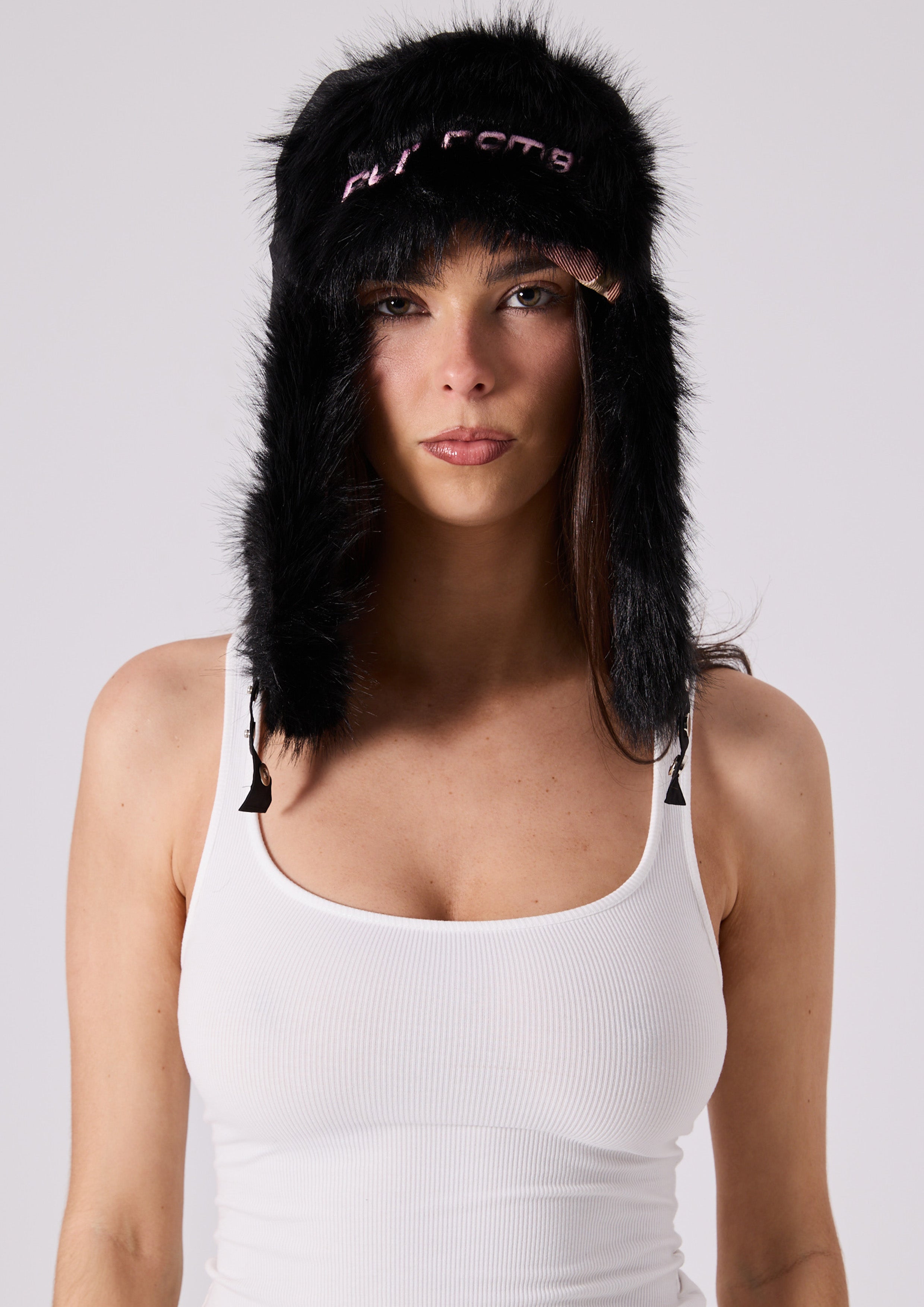 MARNI TRAPPER HAT - BLACK