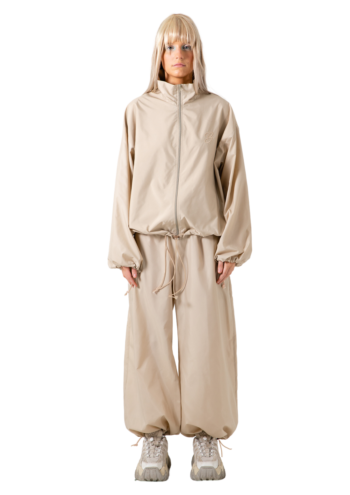 WINDBREAKER PANT - BEIGE