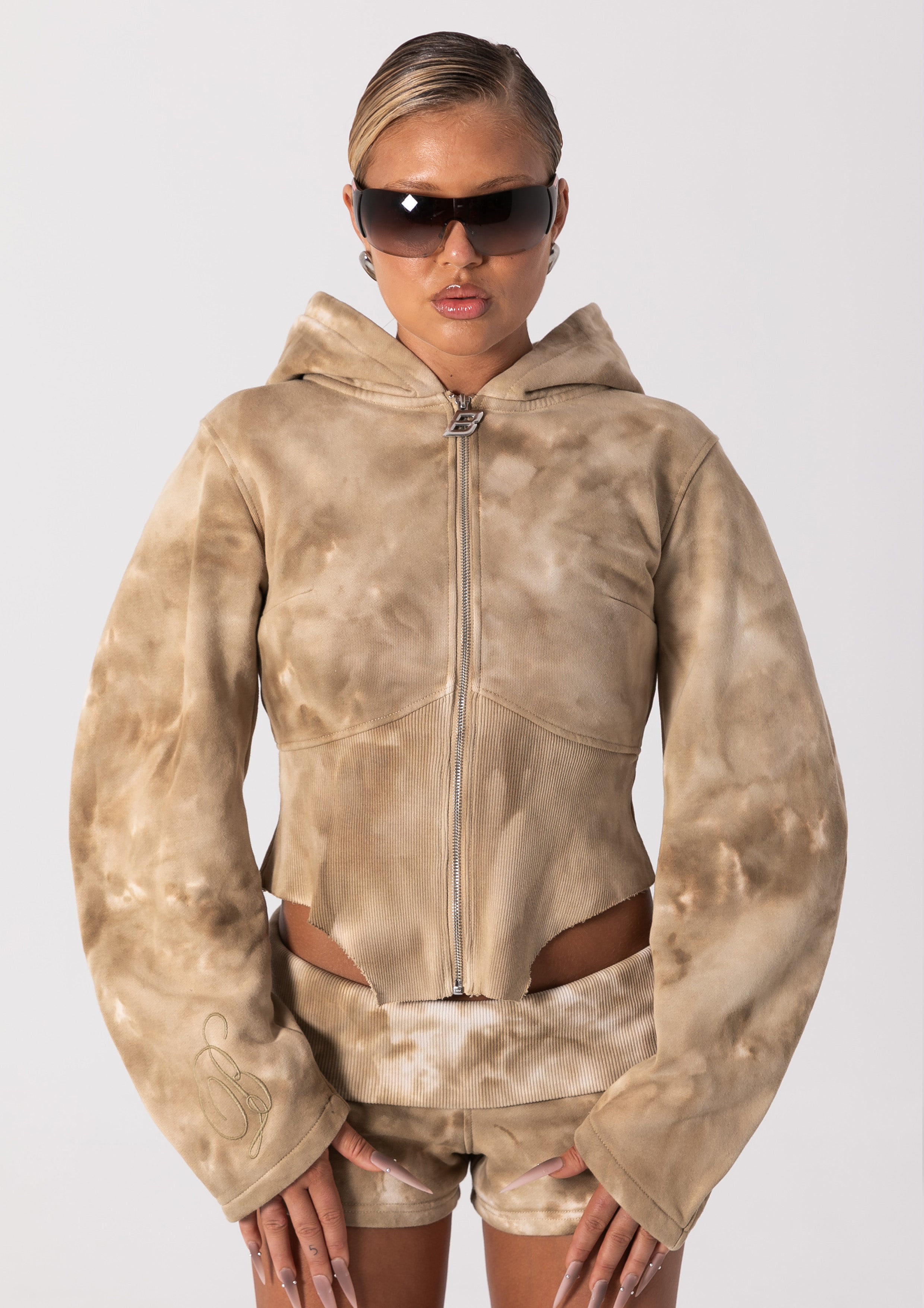 JASMINE ZIP JACKET - EARTHY MUD