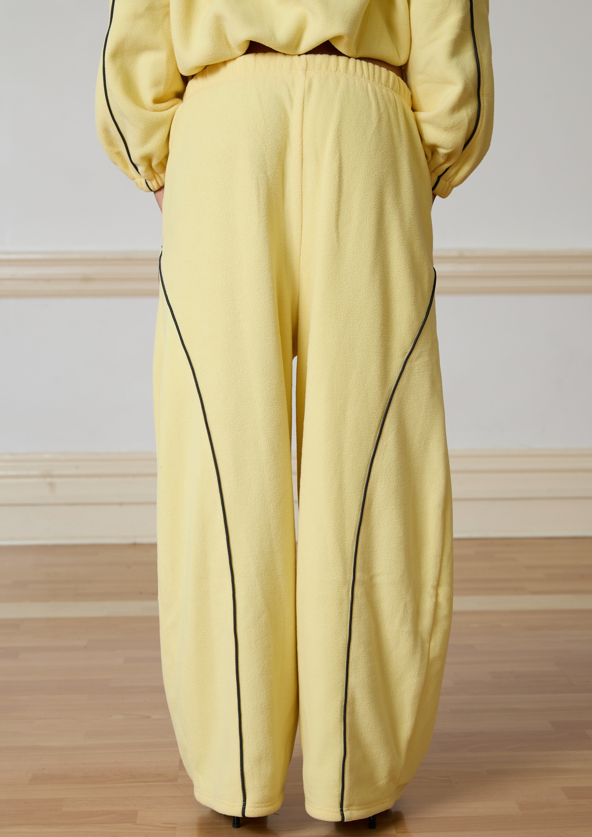 PARKER FLEECE TRACK PANT - YELLOW