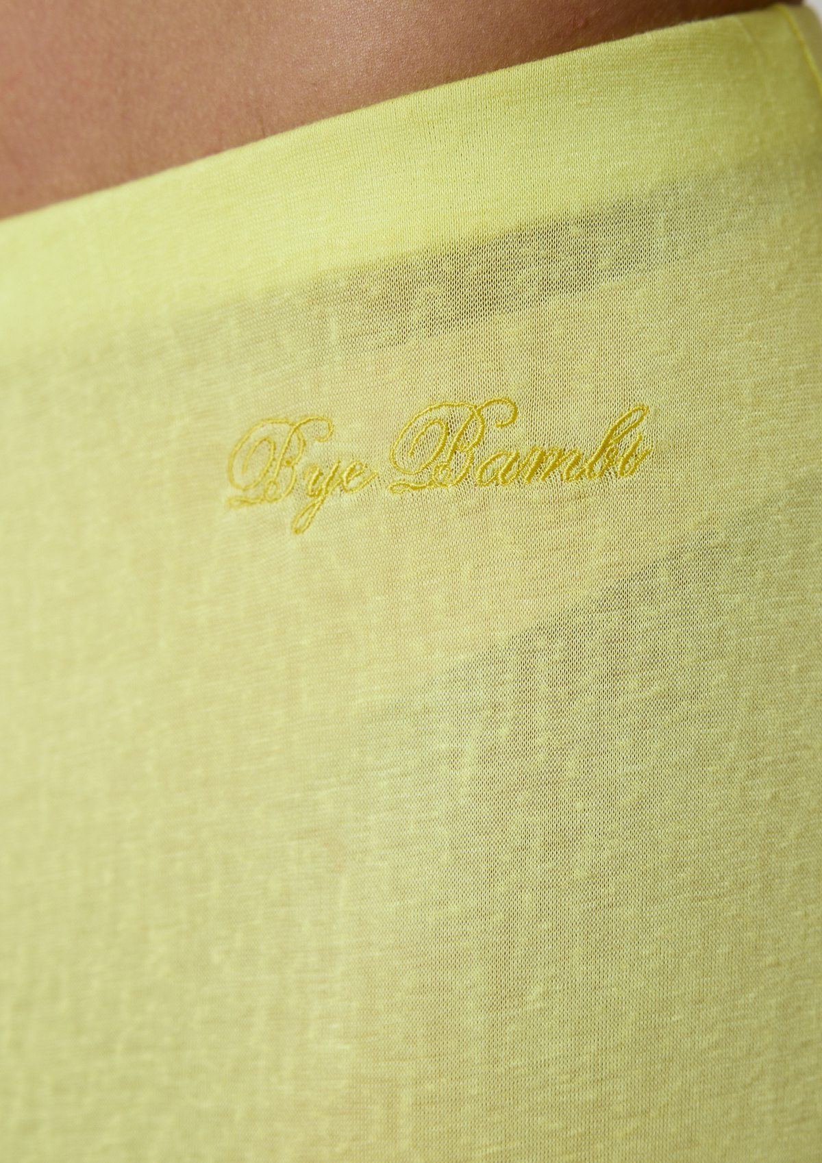 JOLIE MIDI SKIRT - YELLOW