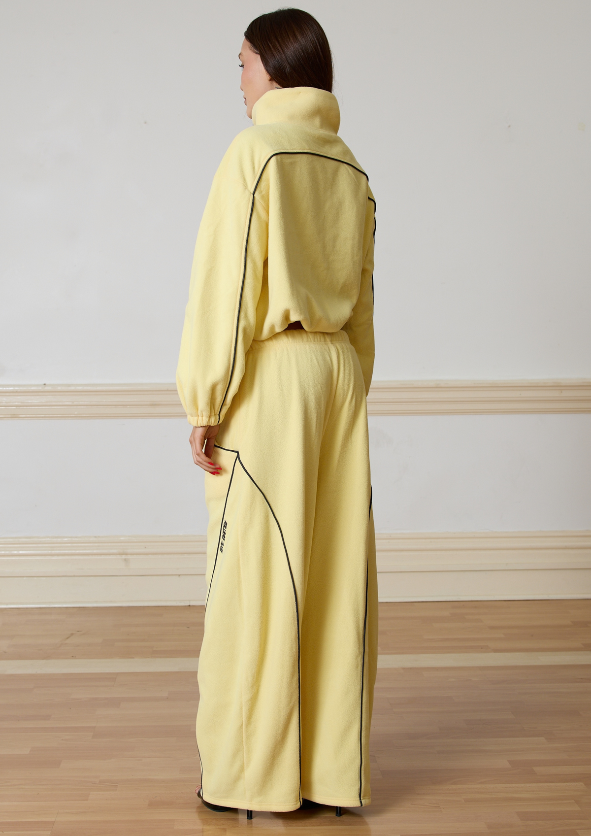 PARKER FLEECE TRACK PANT - YELLOW