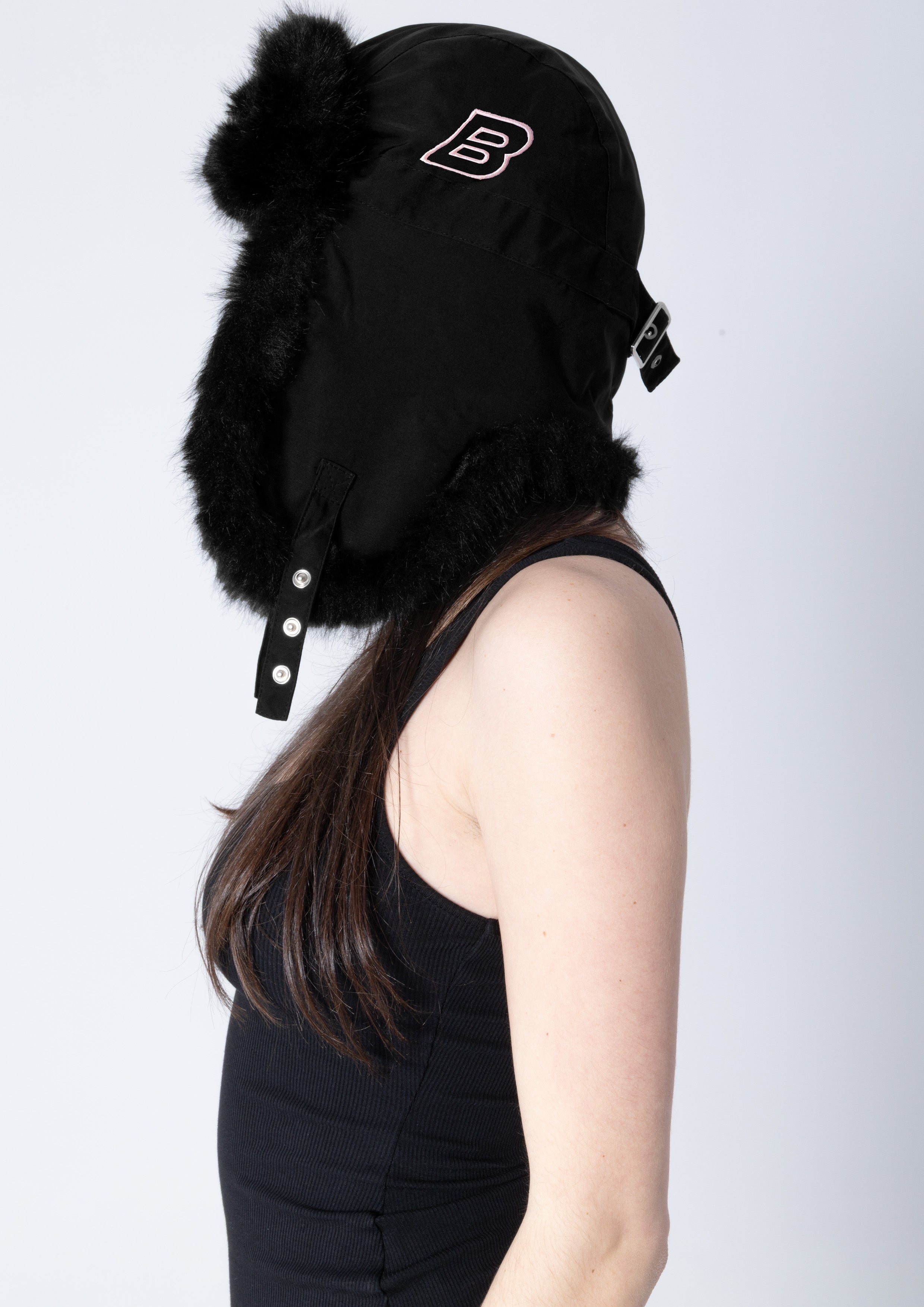 MARNI TRAPPER HAT - BLACK