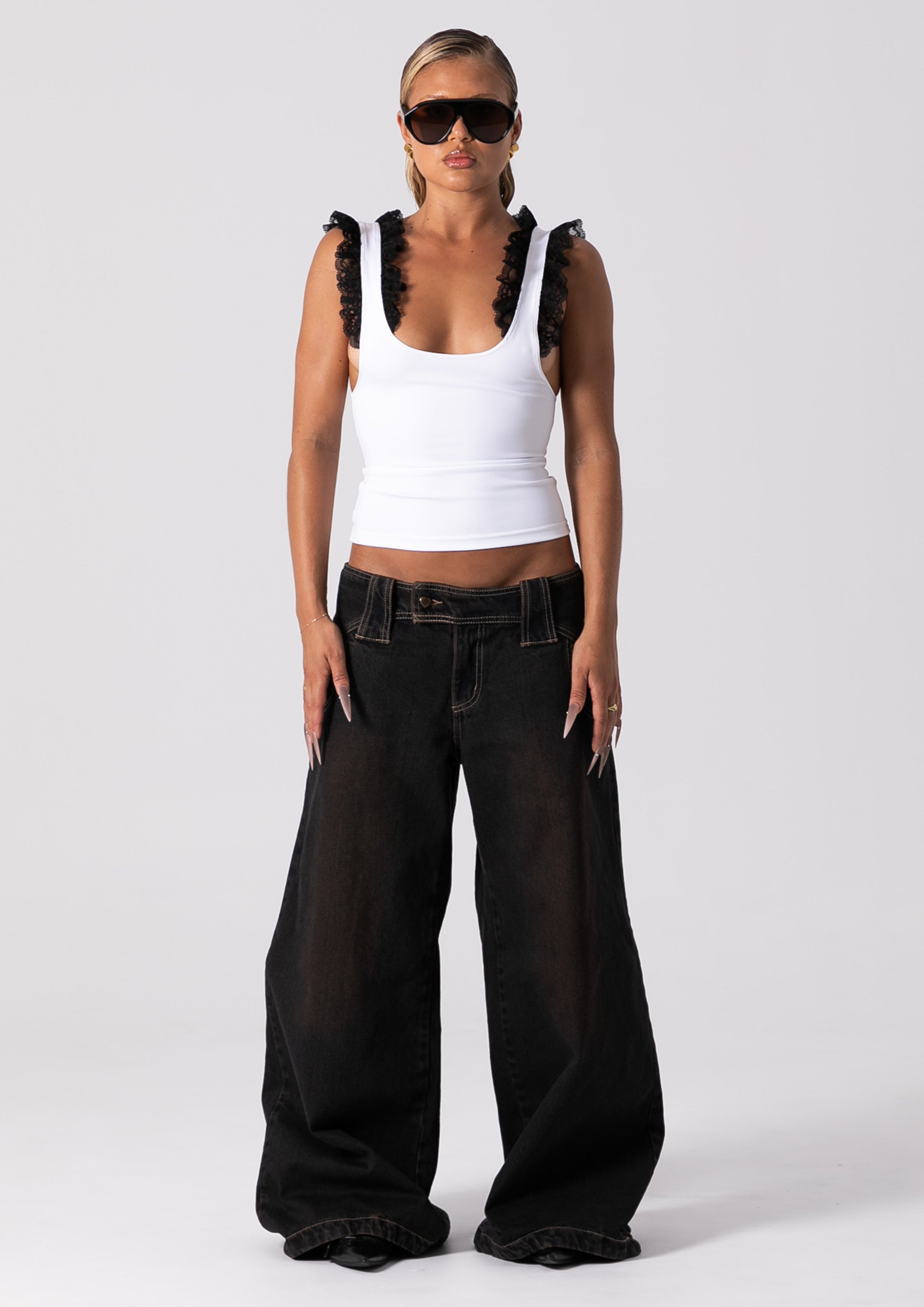 NESSA SINGLET - WHITE