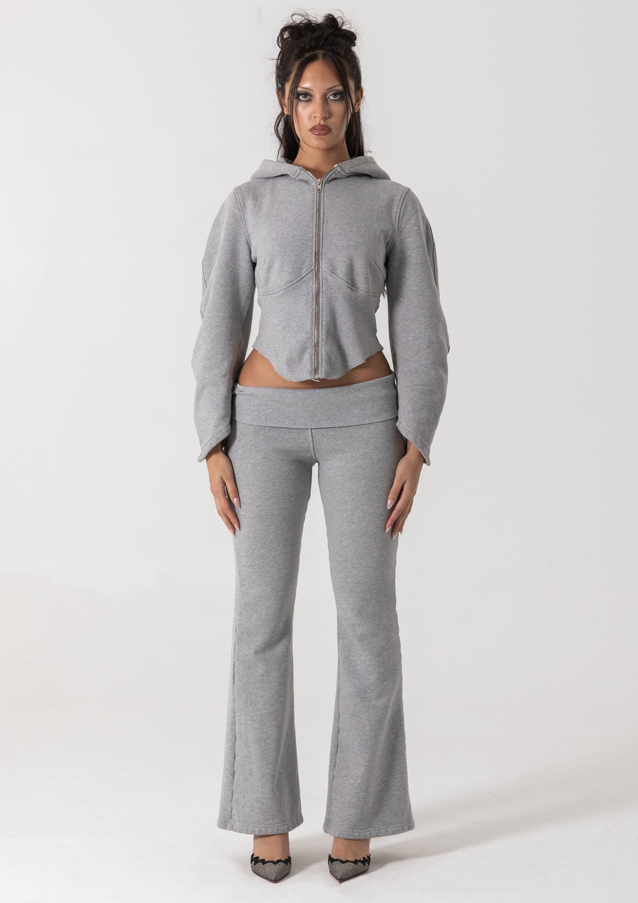 JASMINE ZIP JACKET - GREY