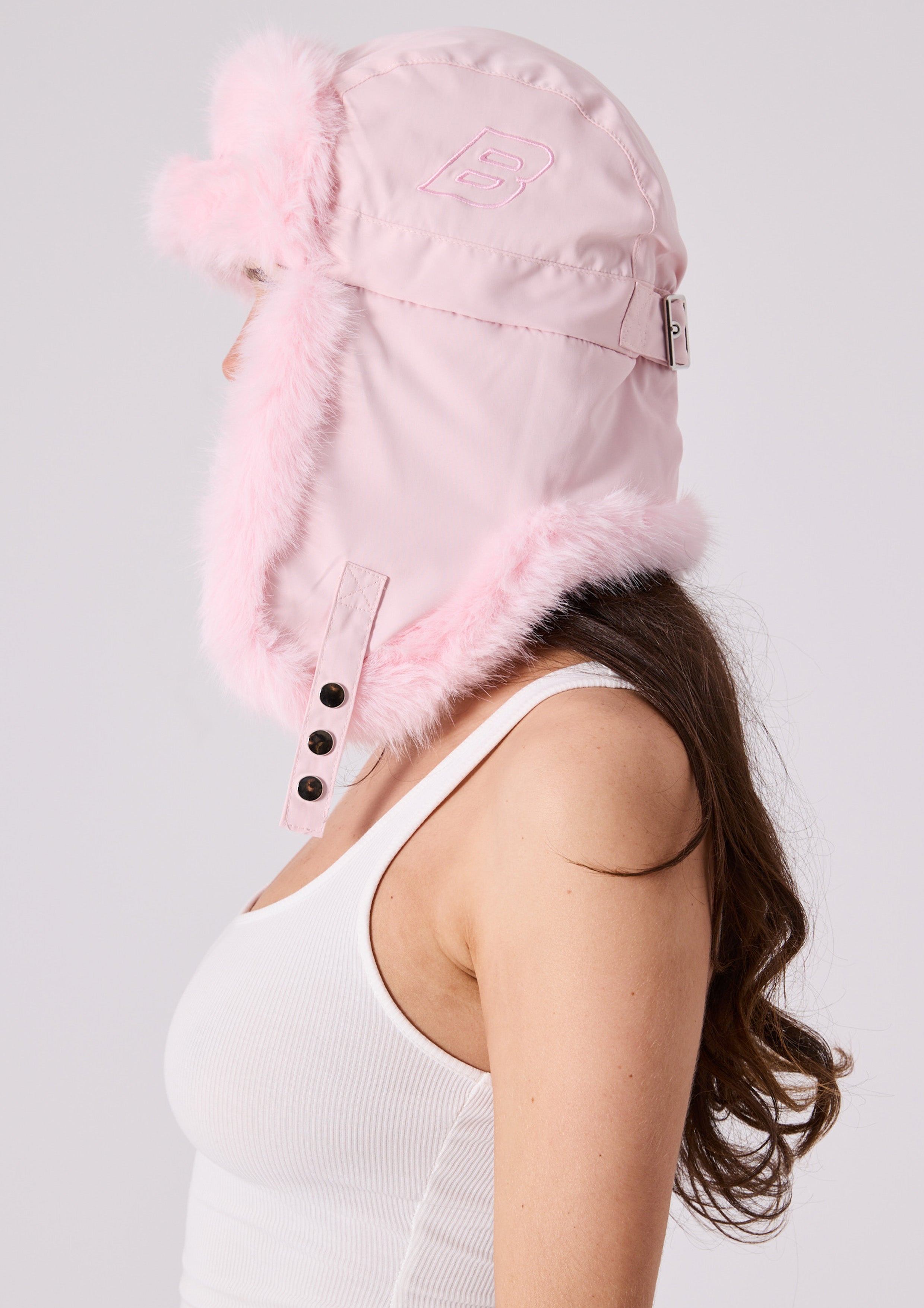 MARNI TRAPPER HAT - PINK – Bye Bambi