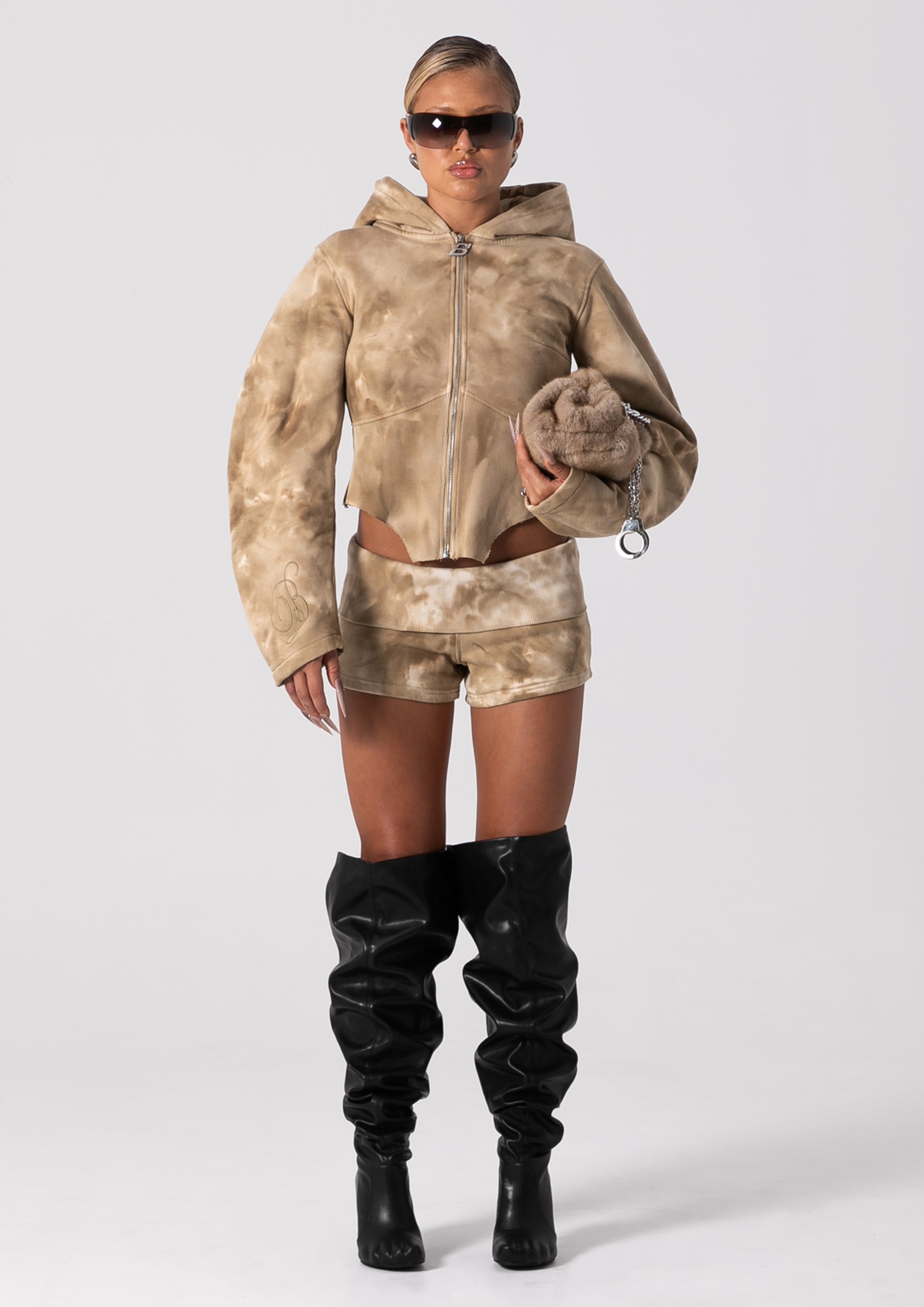 JASMINE ZIP JACKET - EARTHY MUD – Bye Bambi