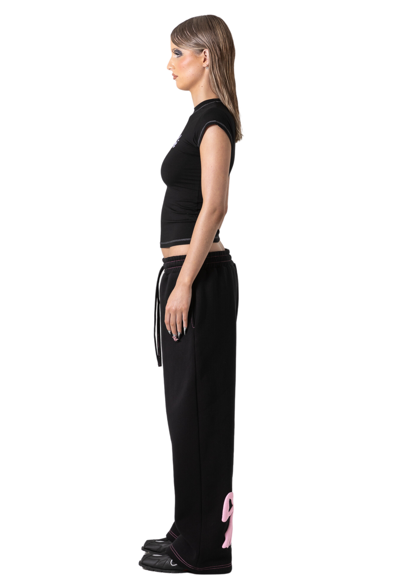 LACHLAN TRACK PANT - BLACK