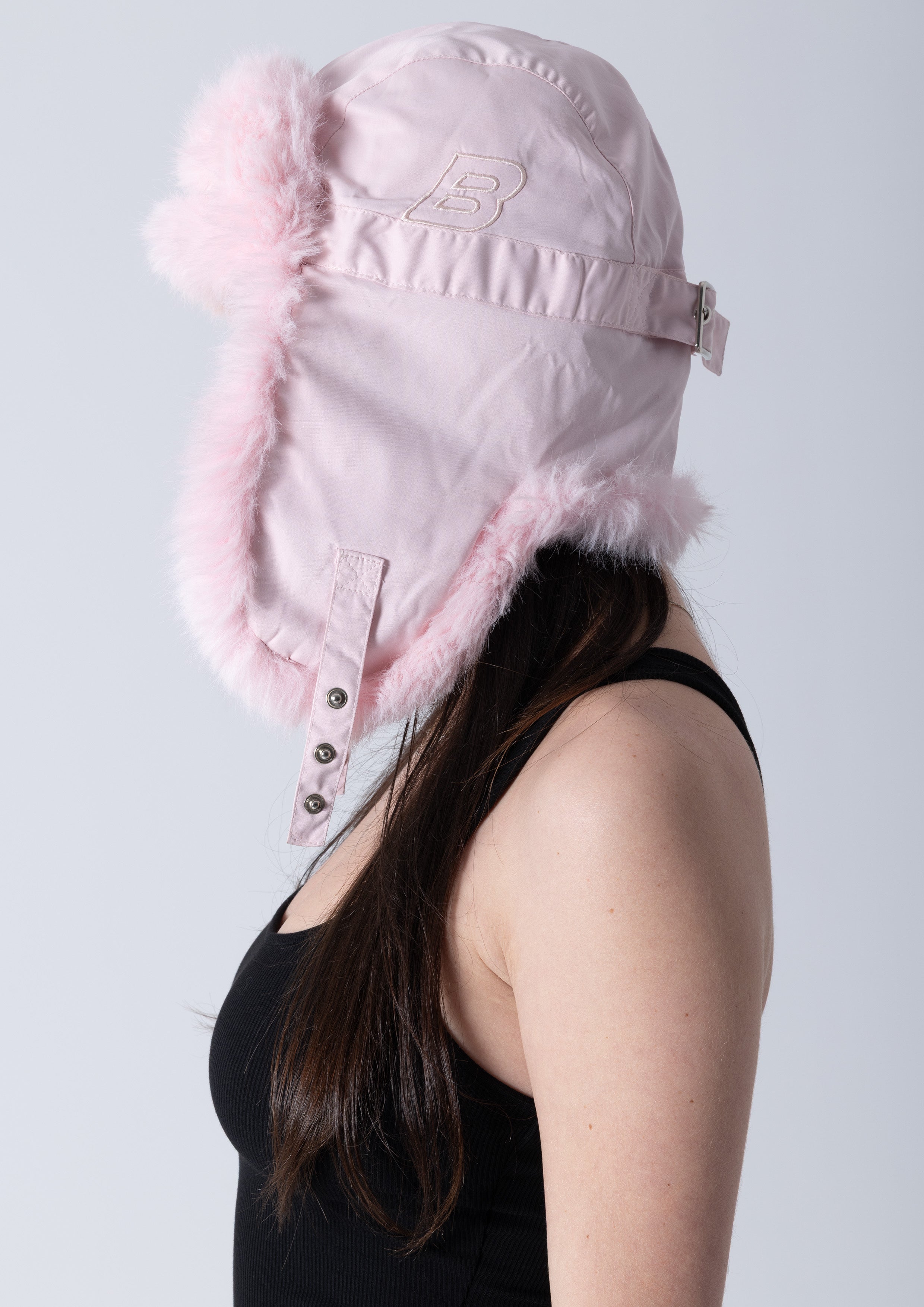 MARNI TRAPPER HAT - PINK