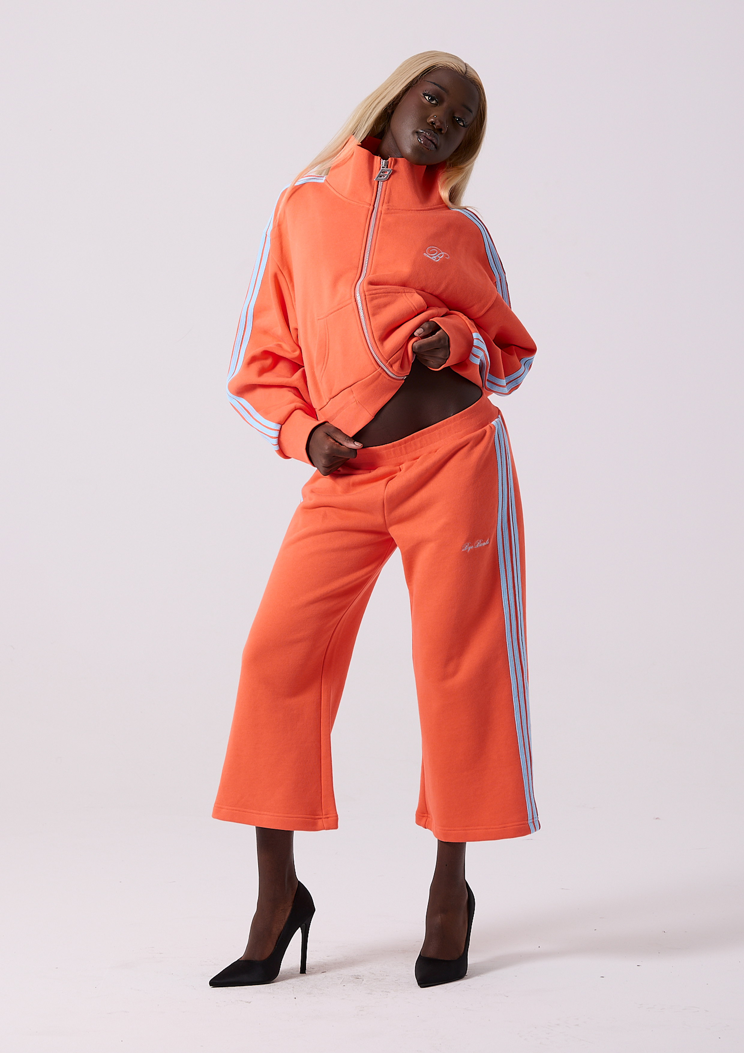 PARIS CAPRI TRACKSUIT PANTS - CORAL