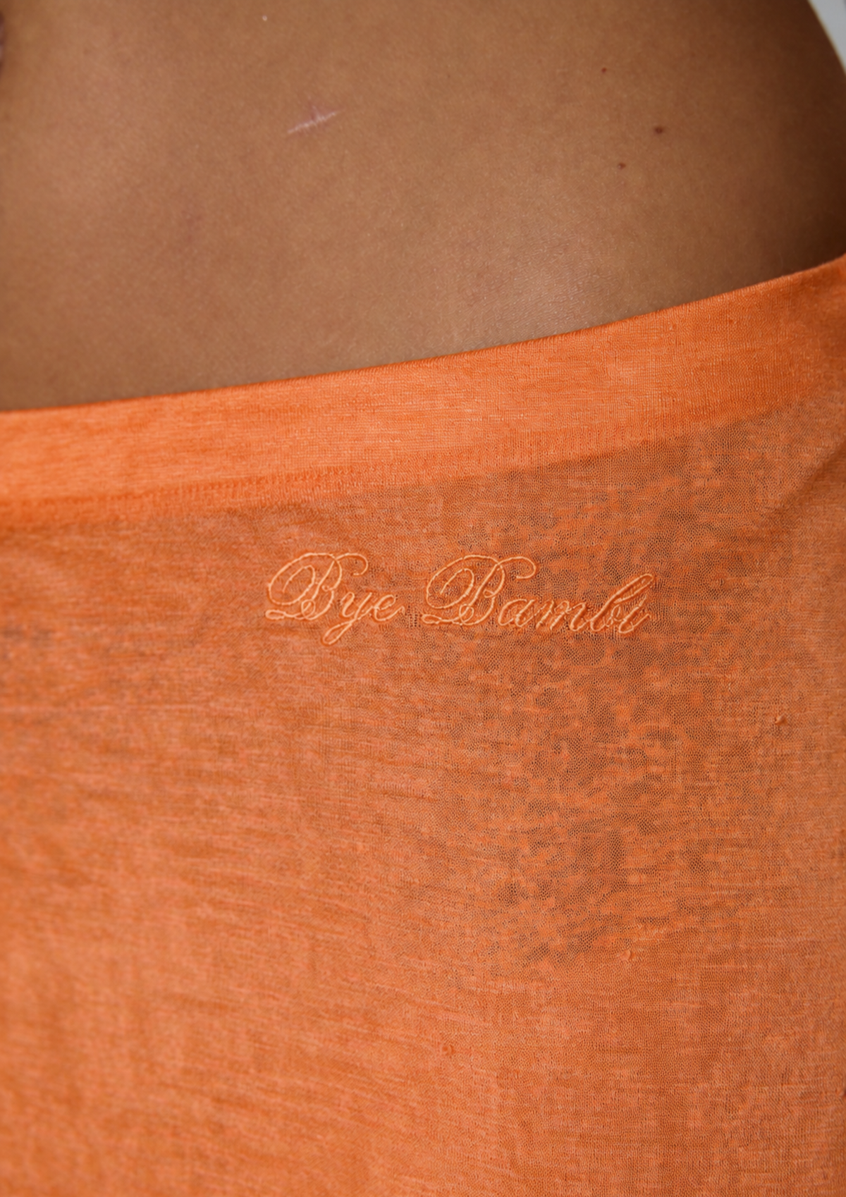 JOLIE MIDI SKIRT - CORAL