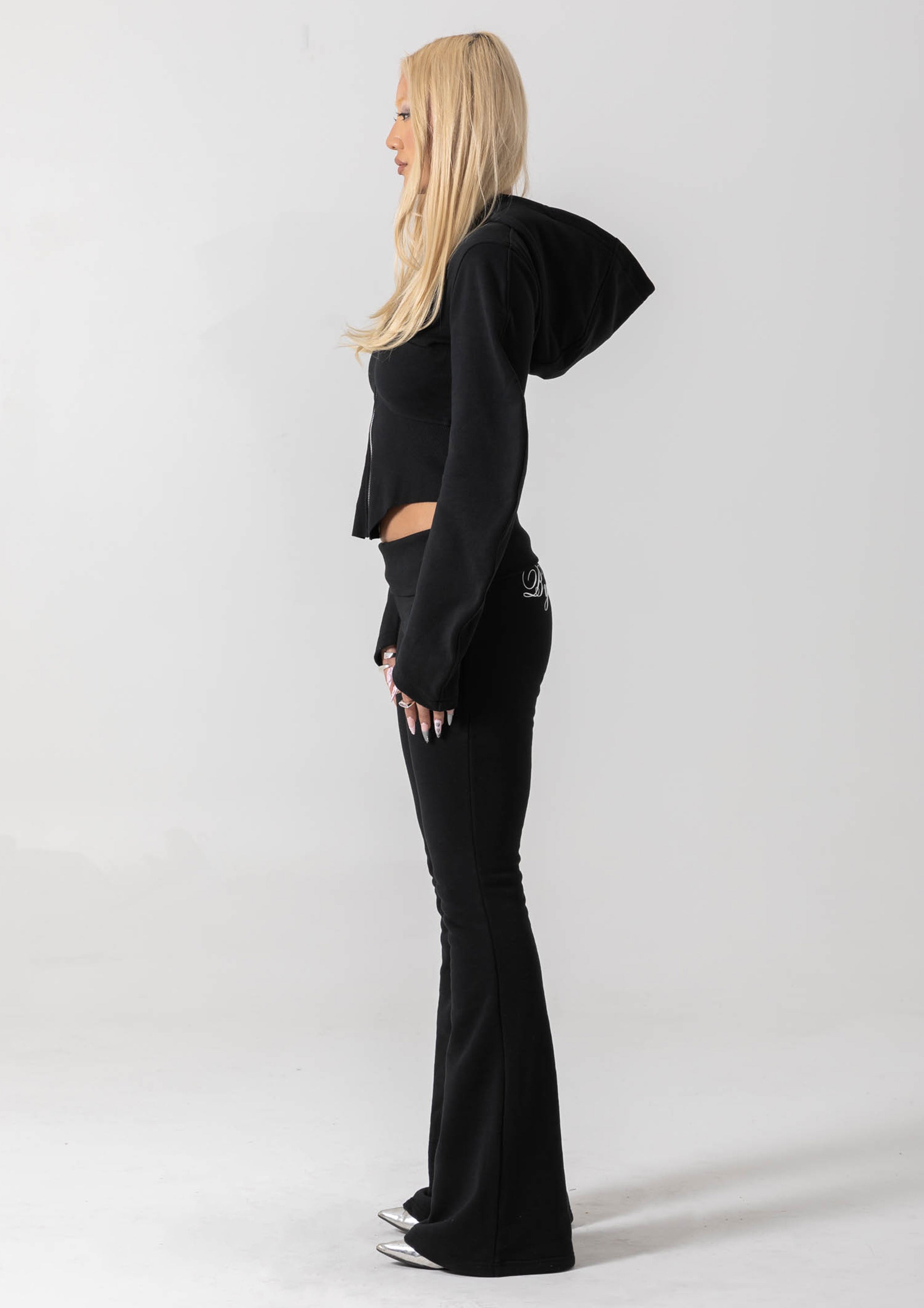JASMINE ZIP JACKET - BLACK