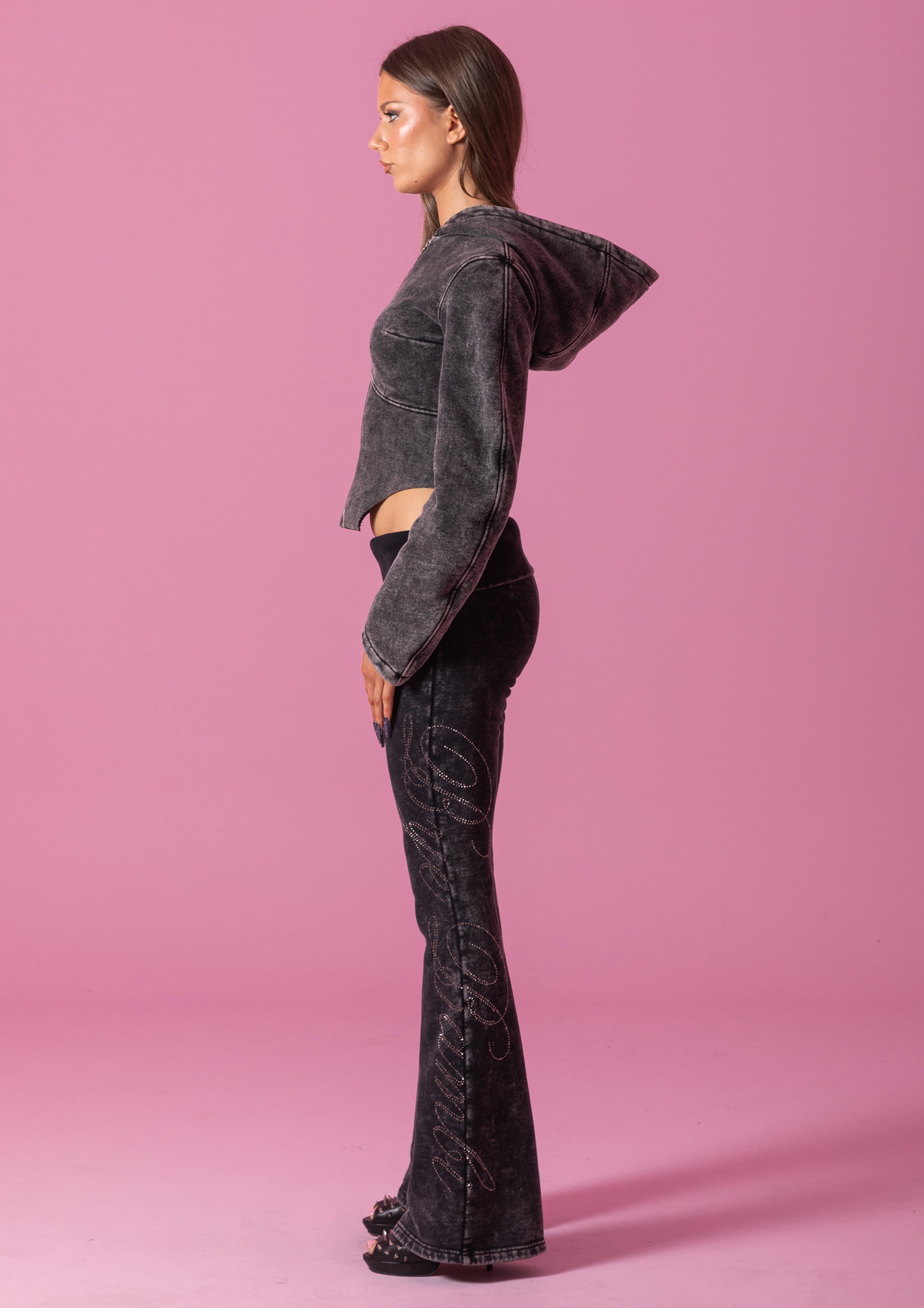 JASMINE ZIP JACKET - STONE WASH – Bye Bambi