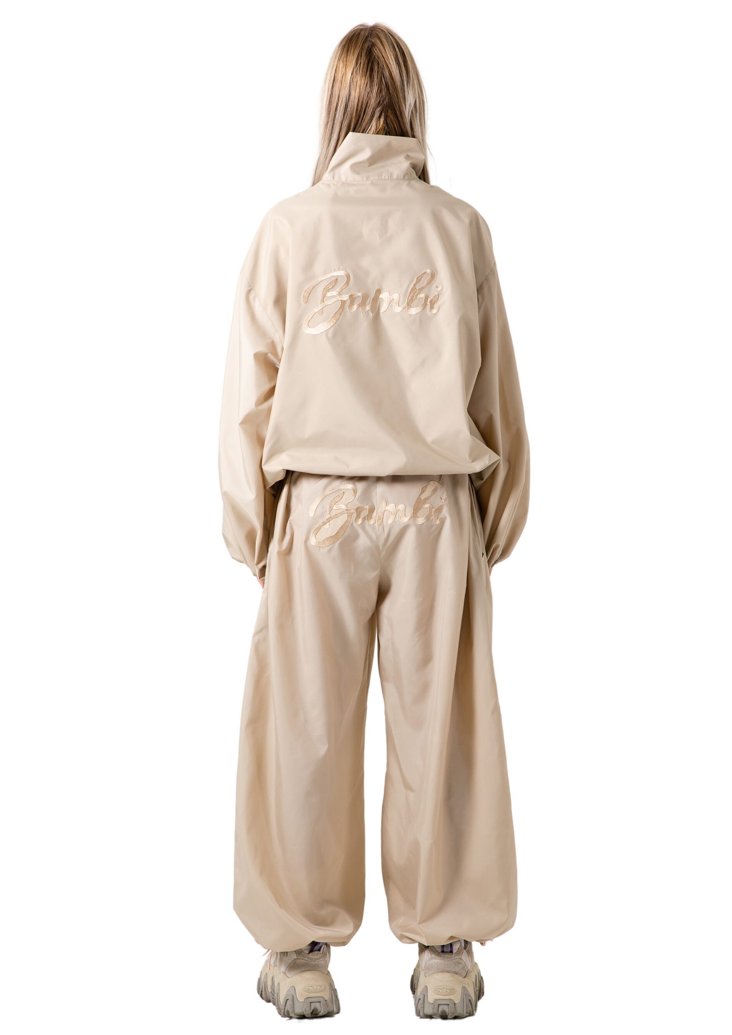 WINDBREAKER PANT - BEIGE