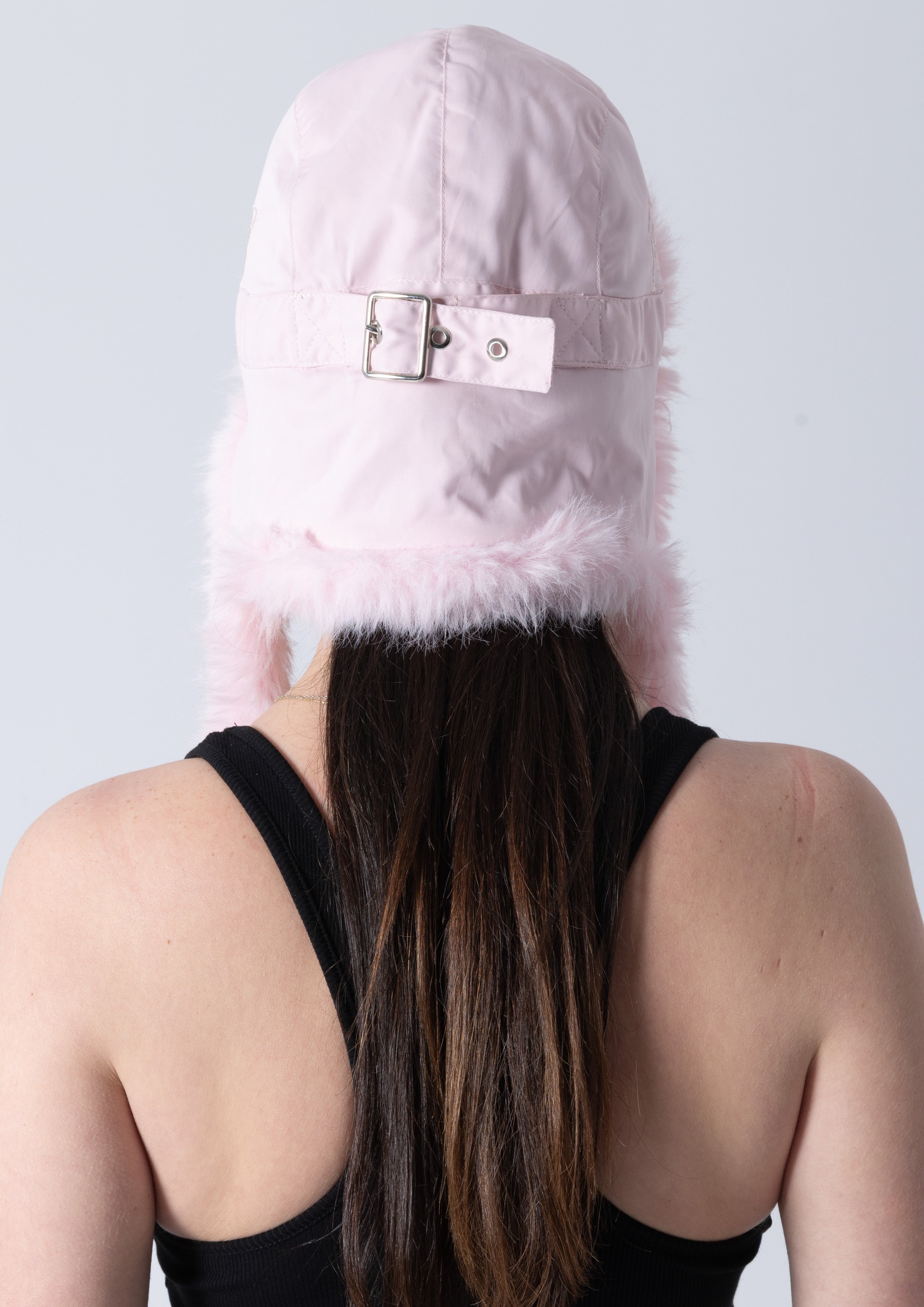 MARNI TRAPPER HAT - PINK