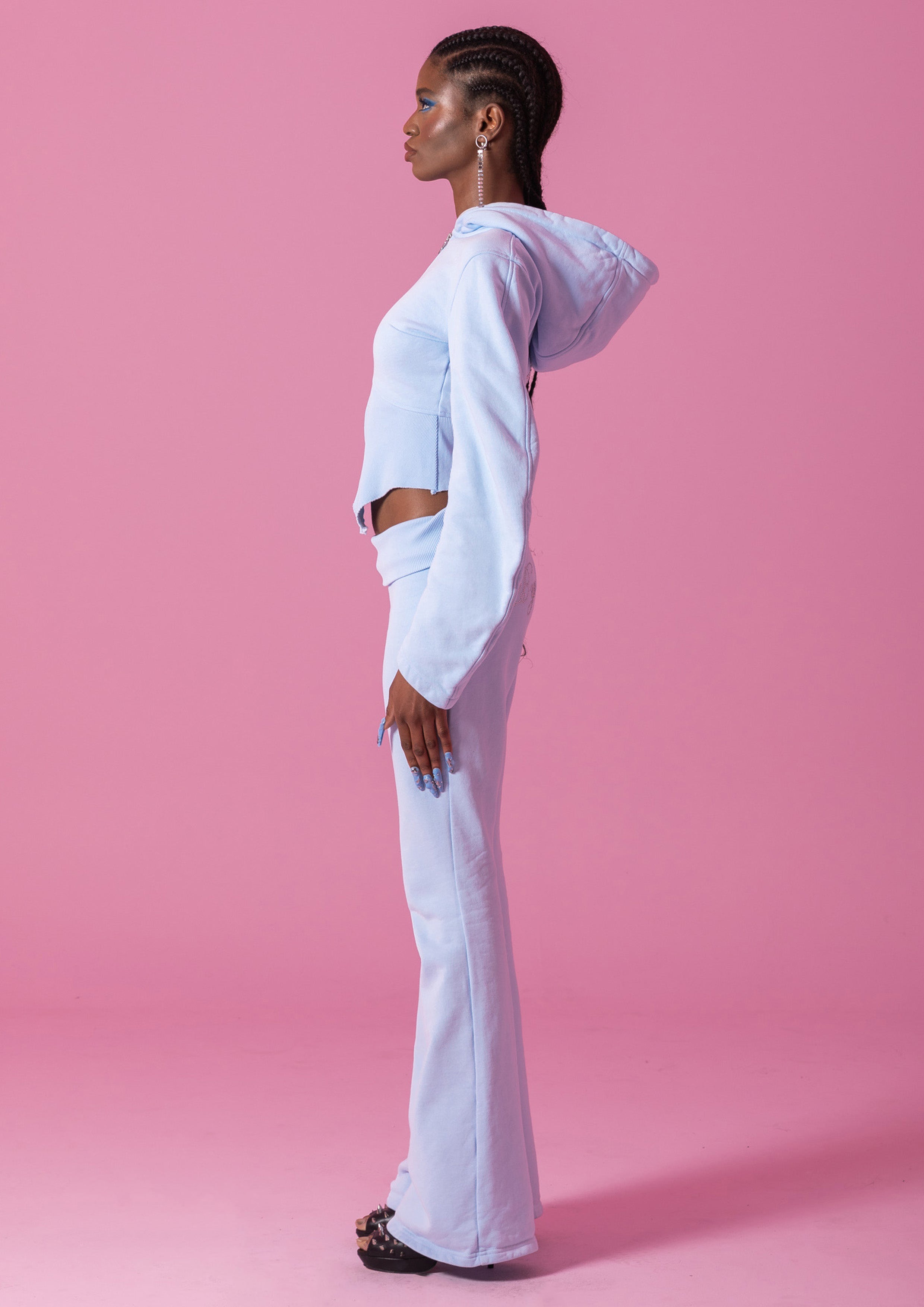 JASMINE ZIP JACKET - BLUE
