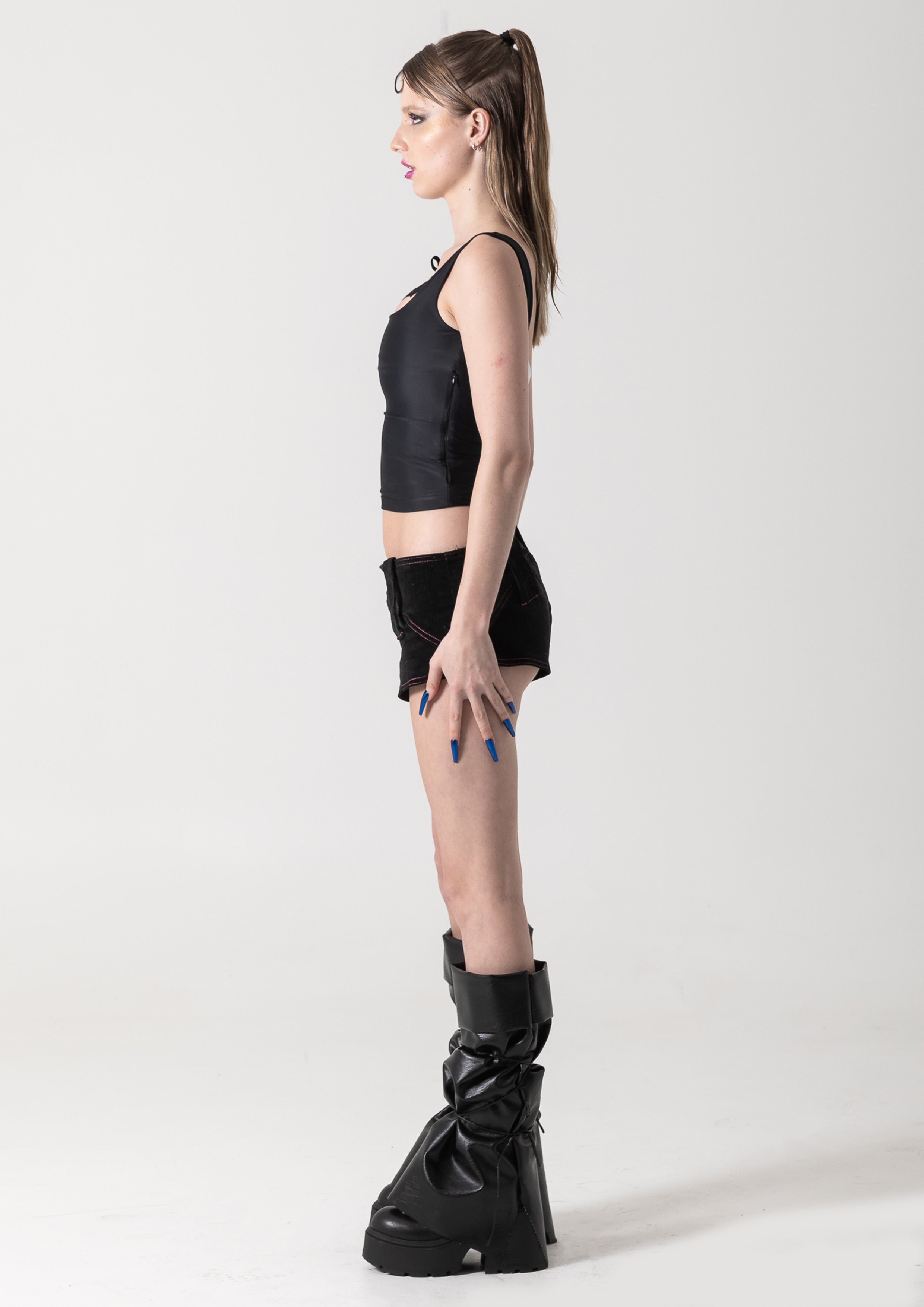 BARBIE MINI SHORT - BLACK – Bye Bambi