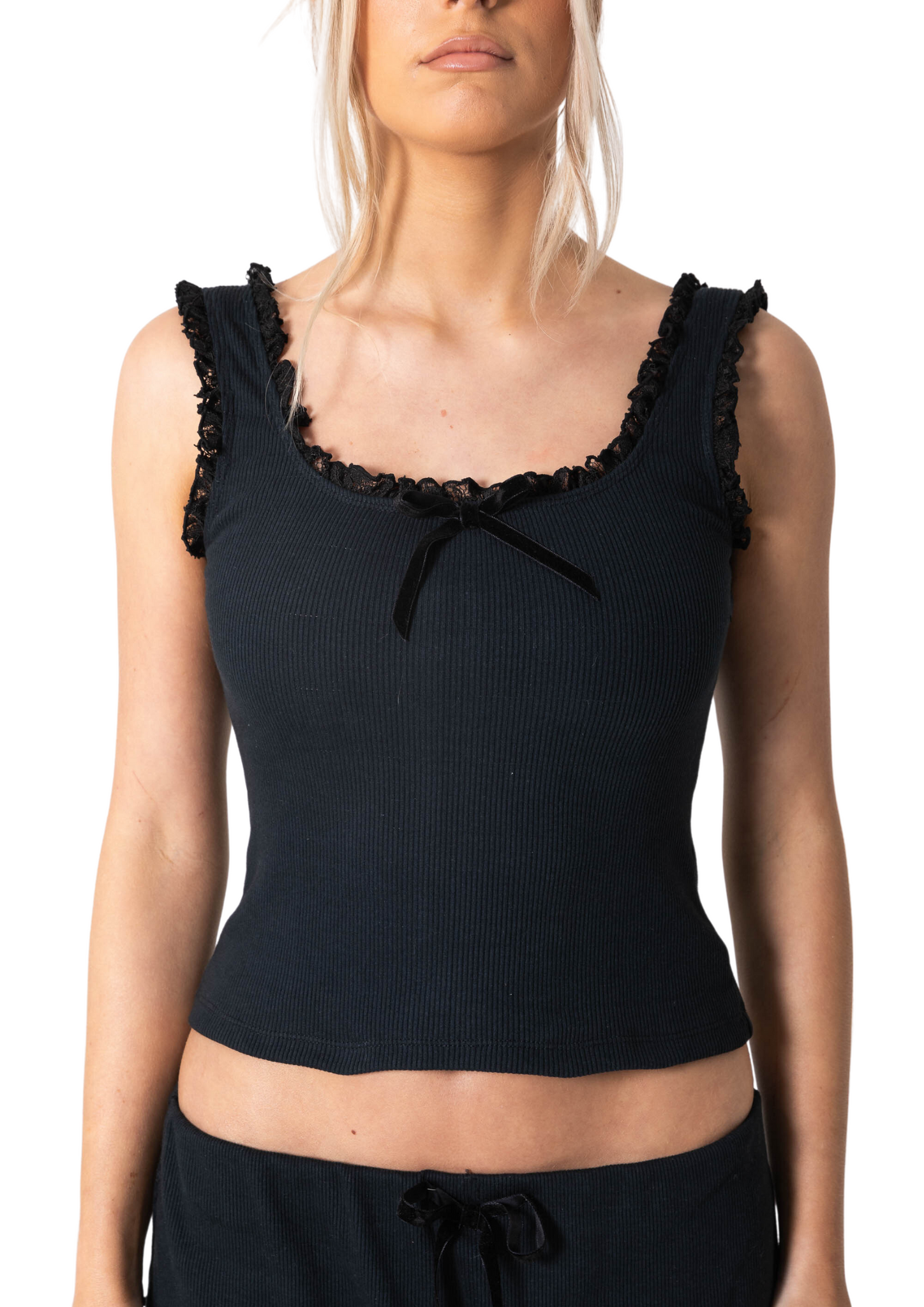 POSIE SINGLET - BLACK