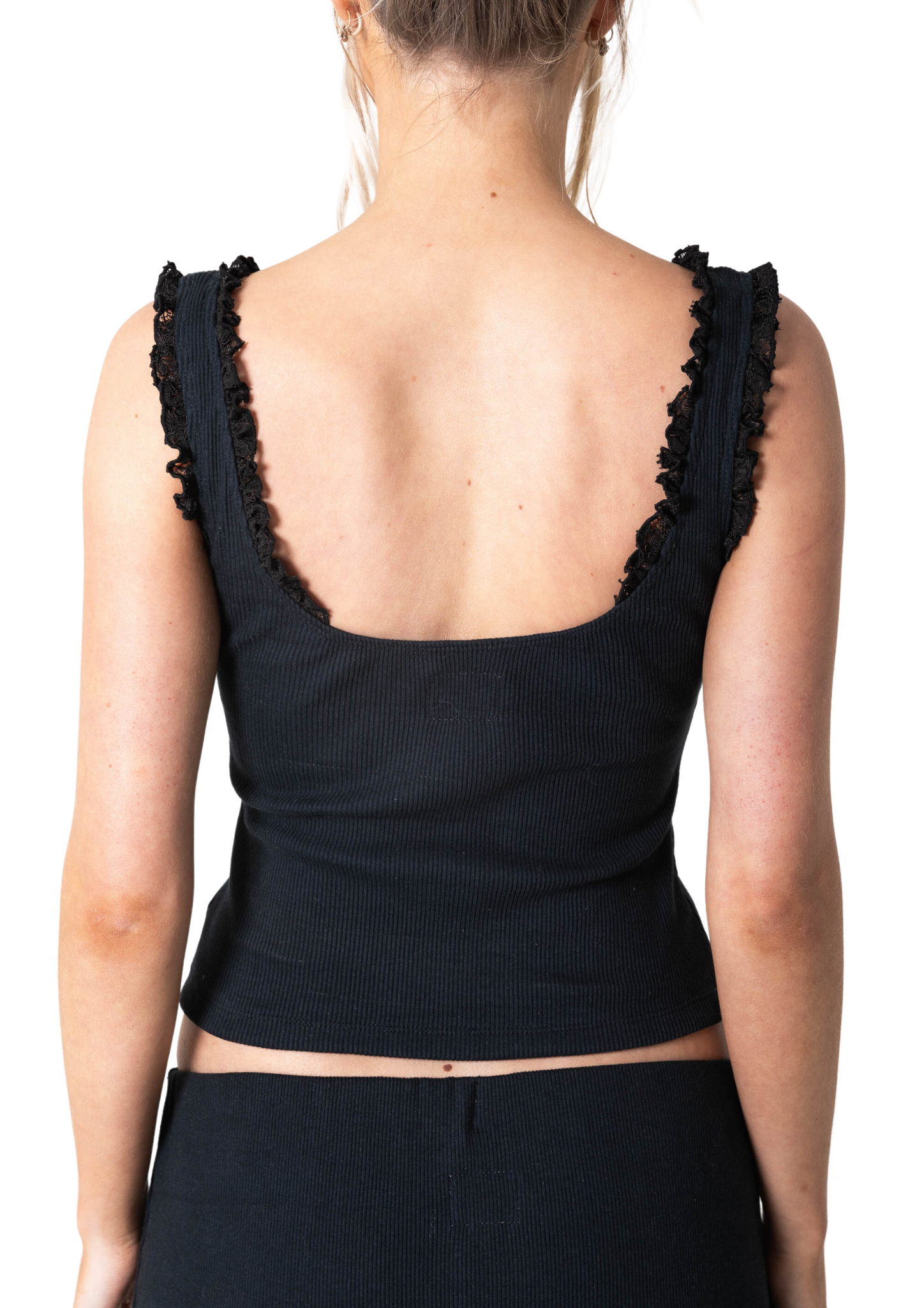 POSIE SINGLET - BLACK