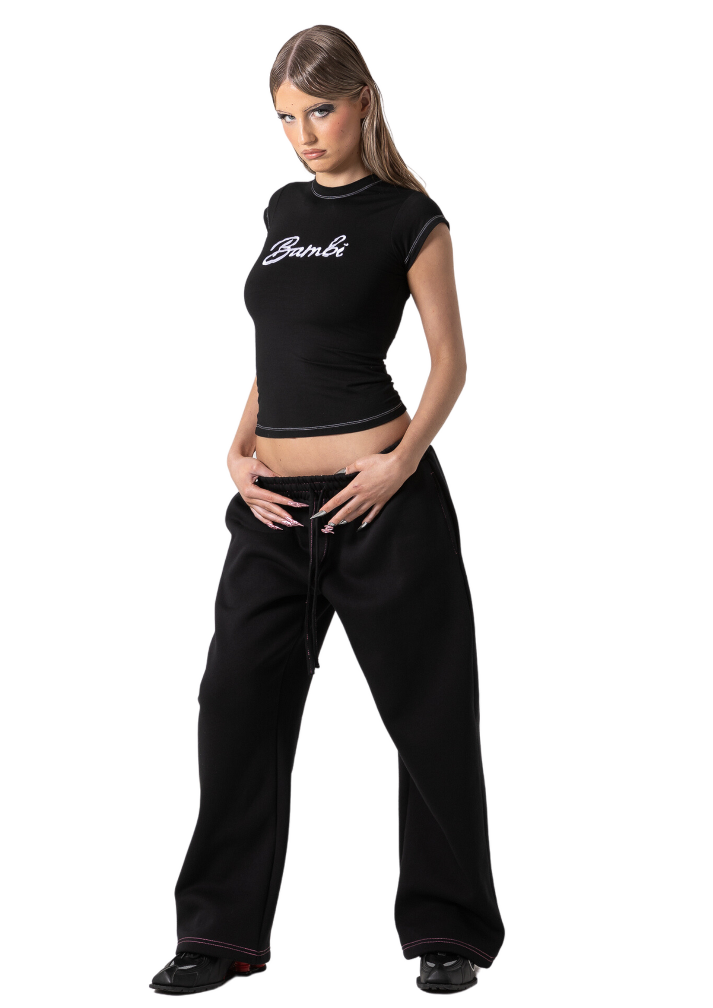 LACHLAN TRACK PANT - BLACK