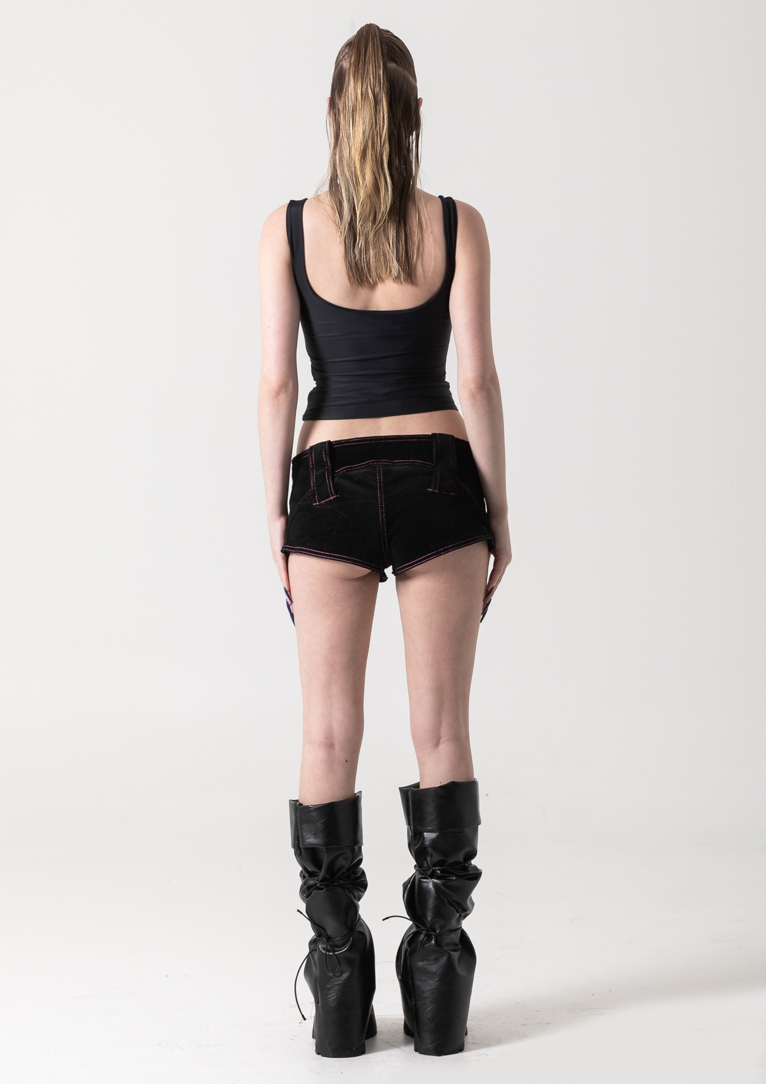 BARBIE MINI SHORT - BLACK – Bye Bambi