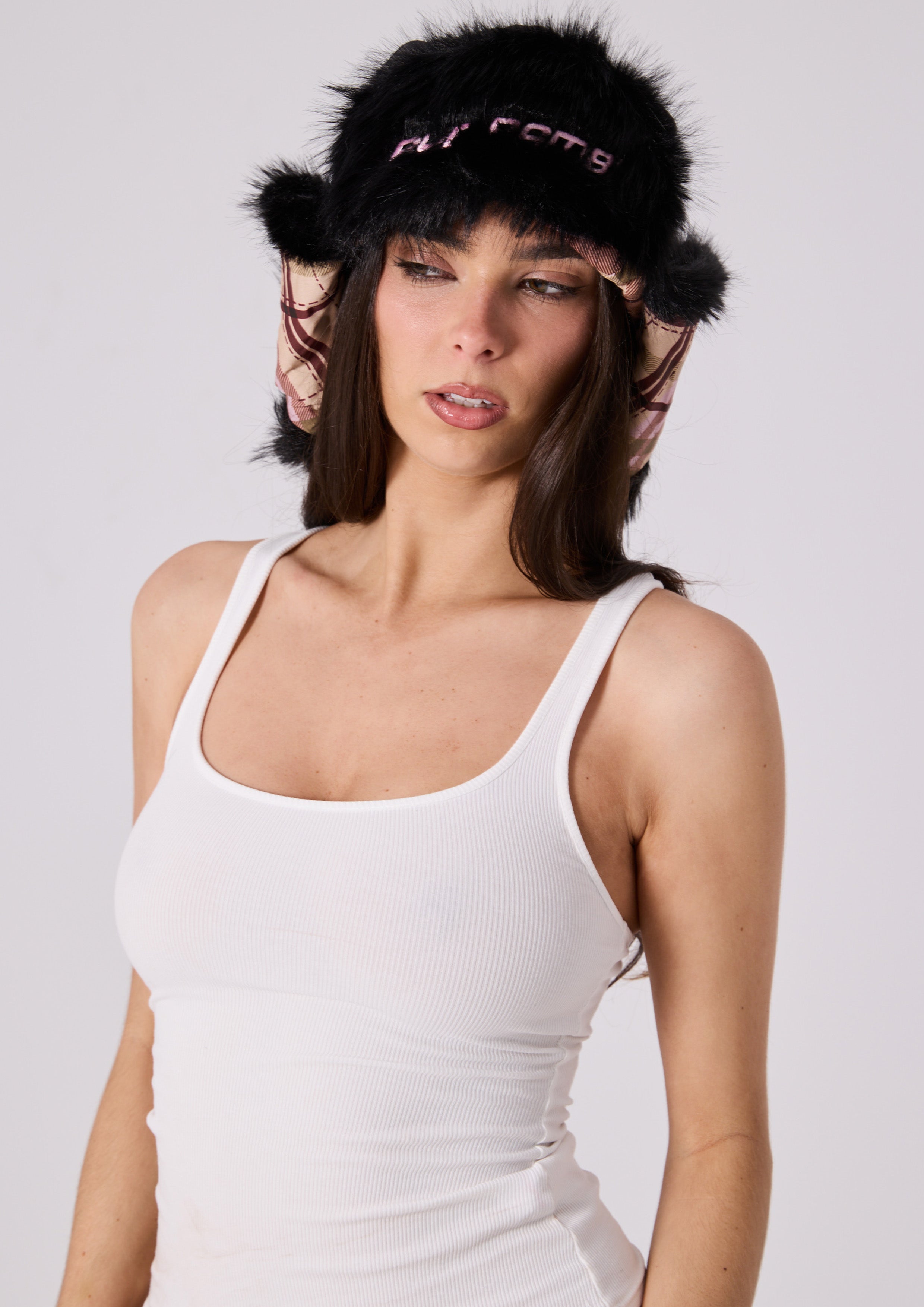 MARNI TRAPPER HAT - BLACK