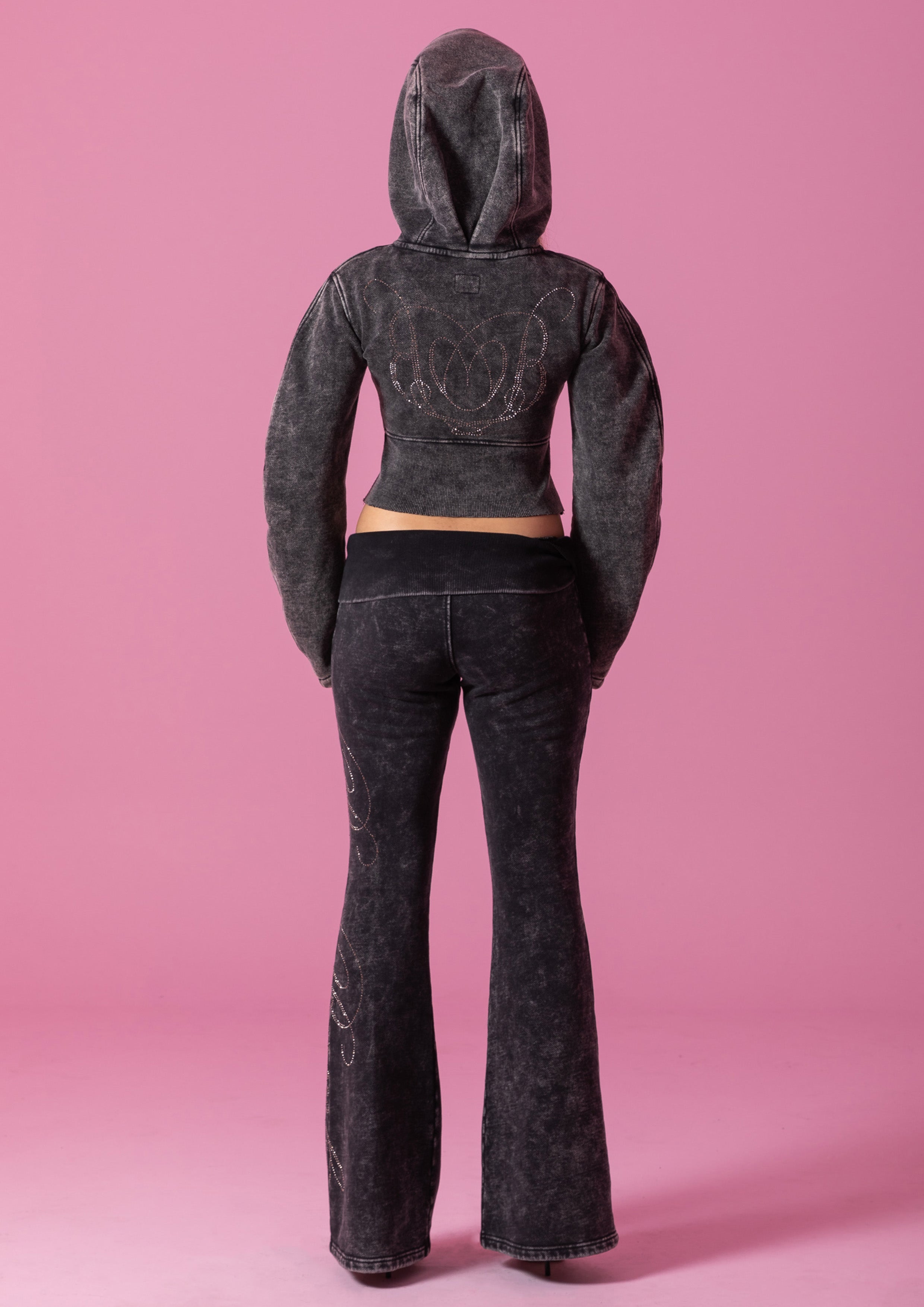 SAMANTHA TRACK PANT - STONE WASH