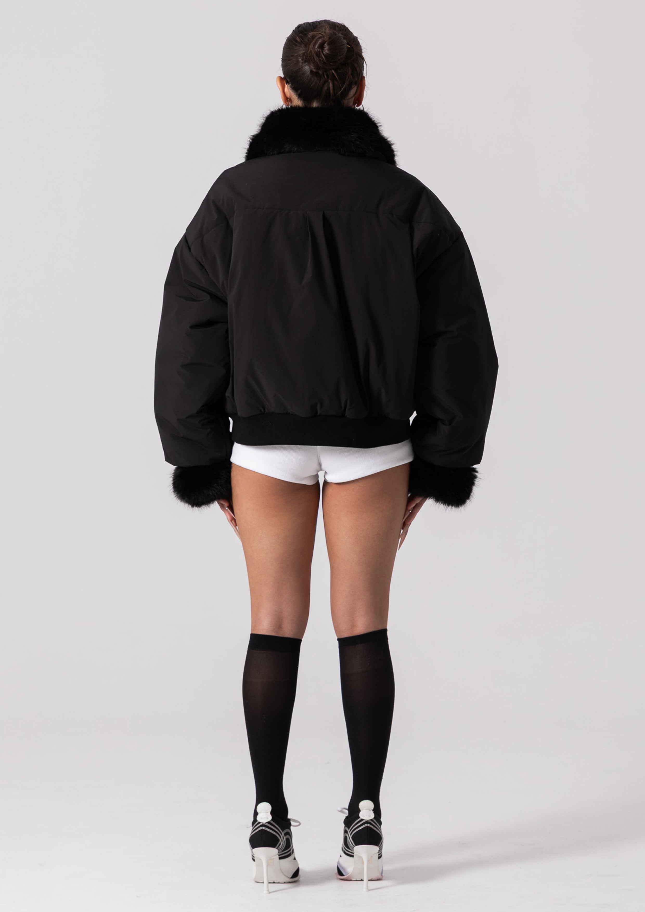 MARNI BOMBER - BLACK