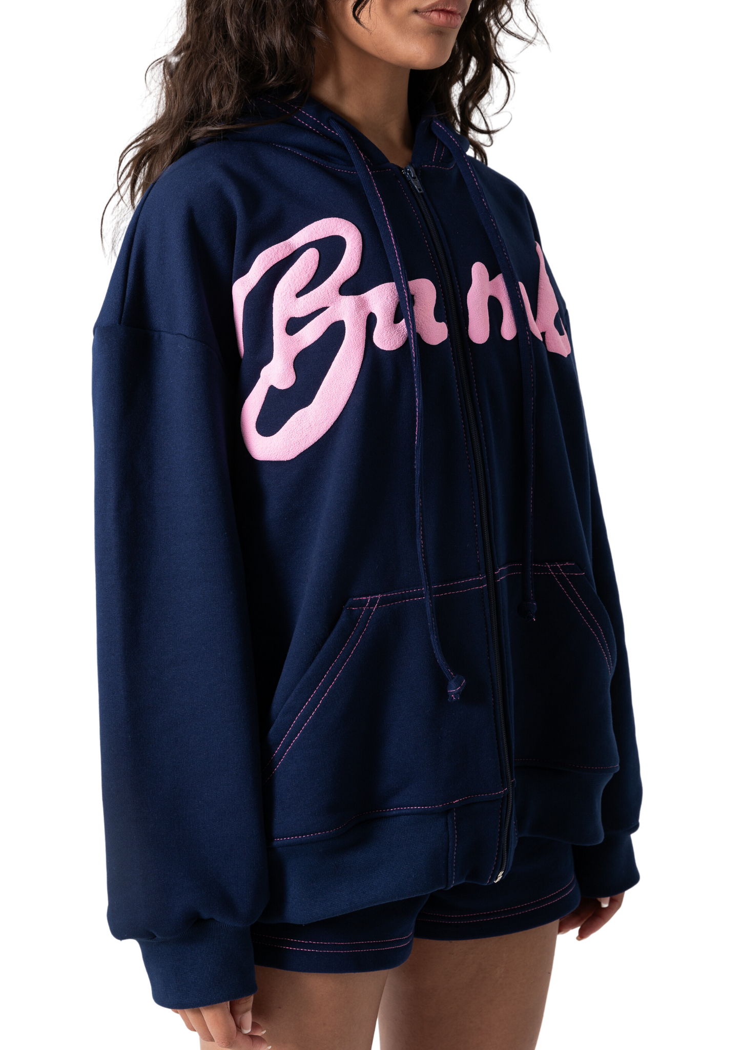 BRITNEY ZIP JACKET - NAVY