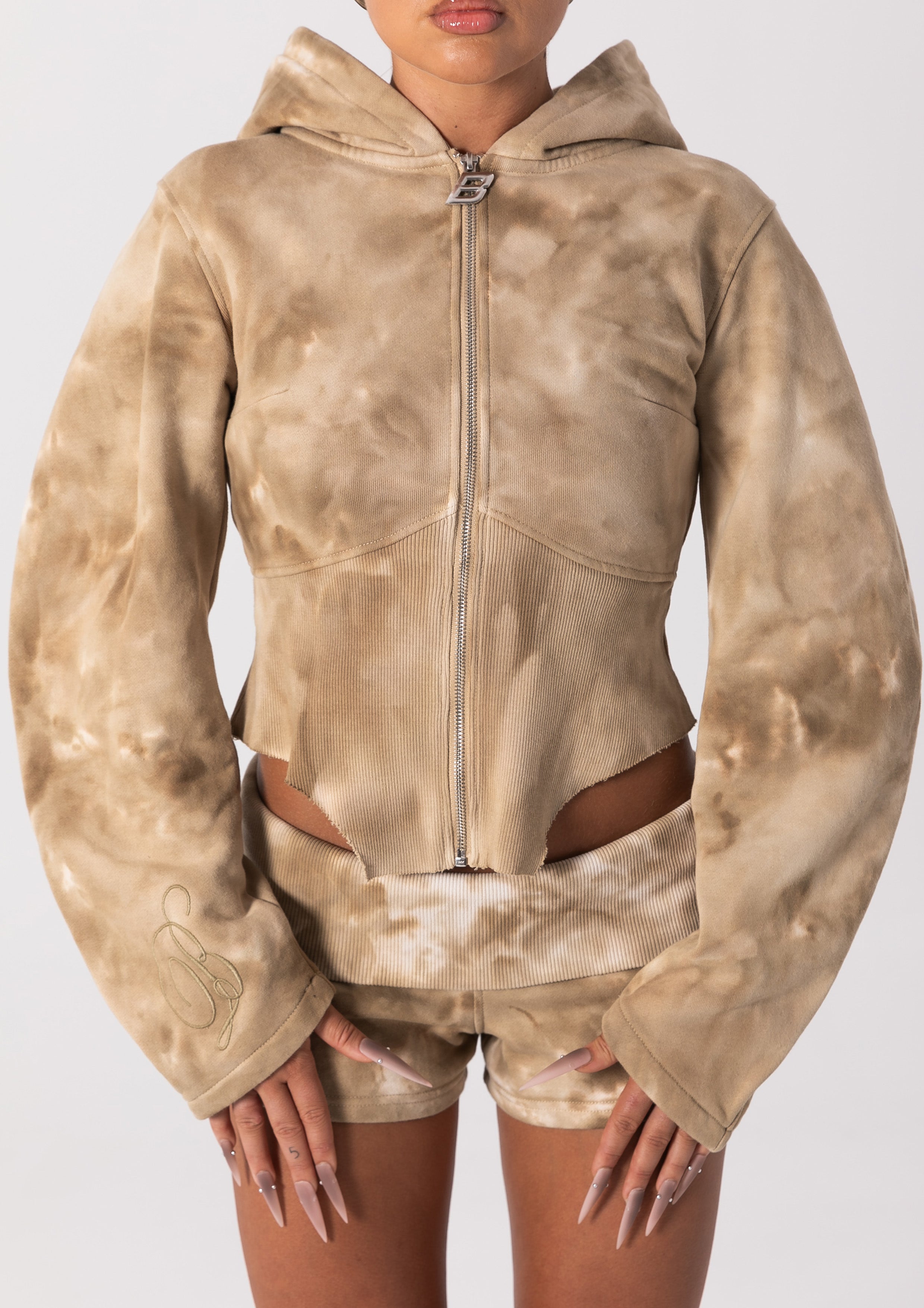 JASMINE ZIP JACKET - EARTHY MUD