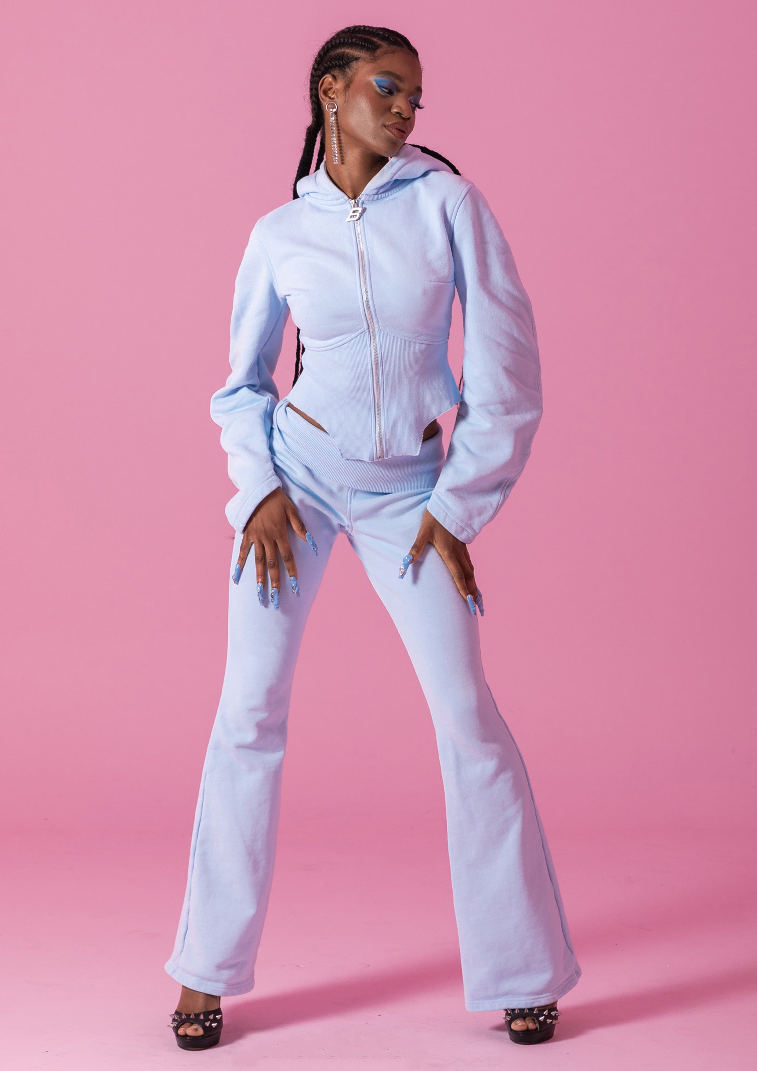 JASMINE ZIP JACKET - BLUE