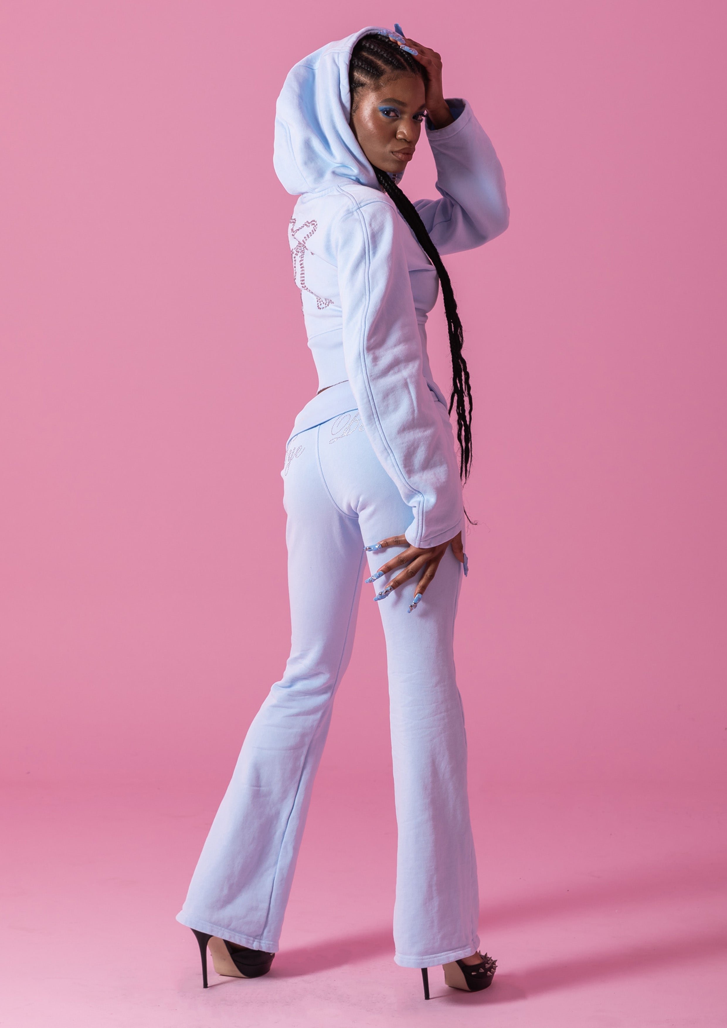 SAMANTHA TRACK PANT - BLUE