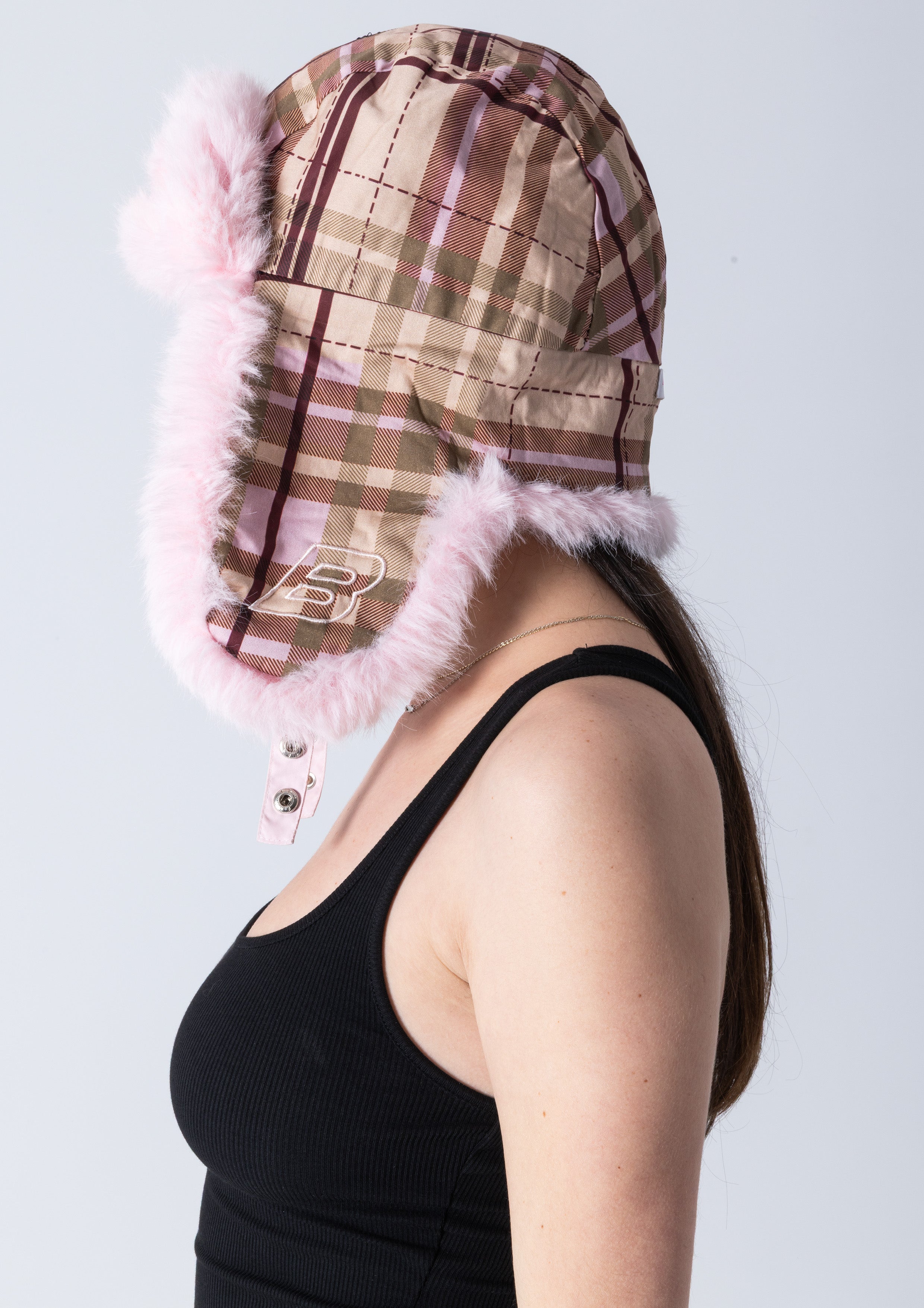 MARNI TRAPPER HAT - PINK
