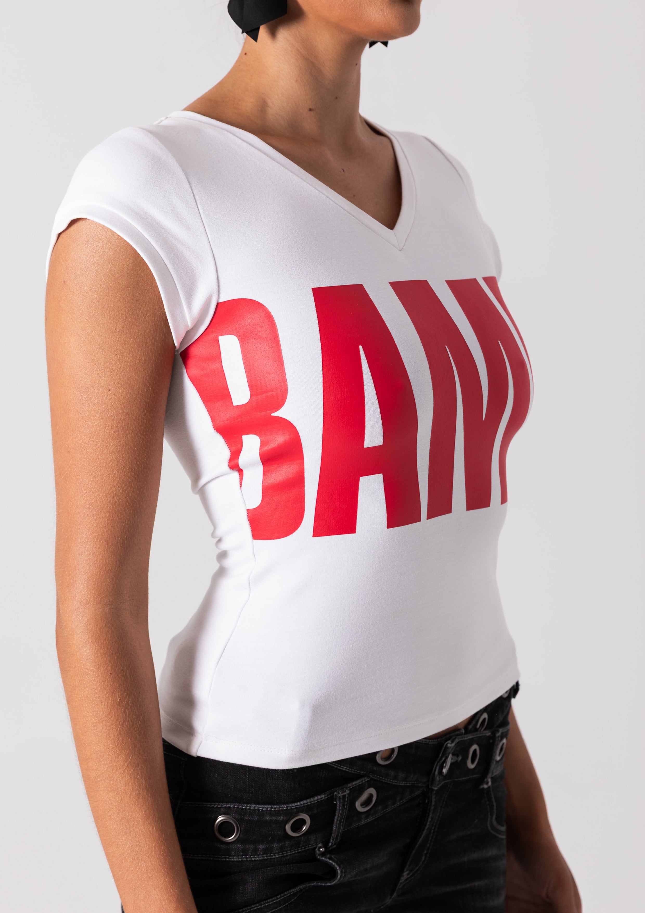 SUKI BABY TEE - WHITE