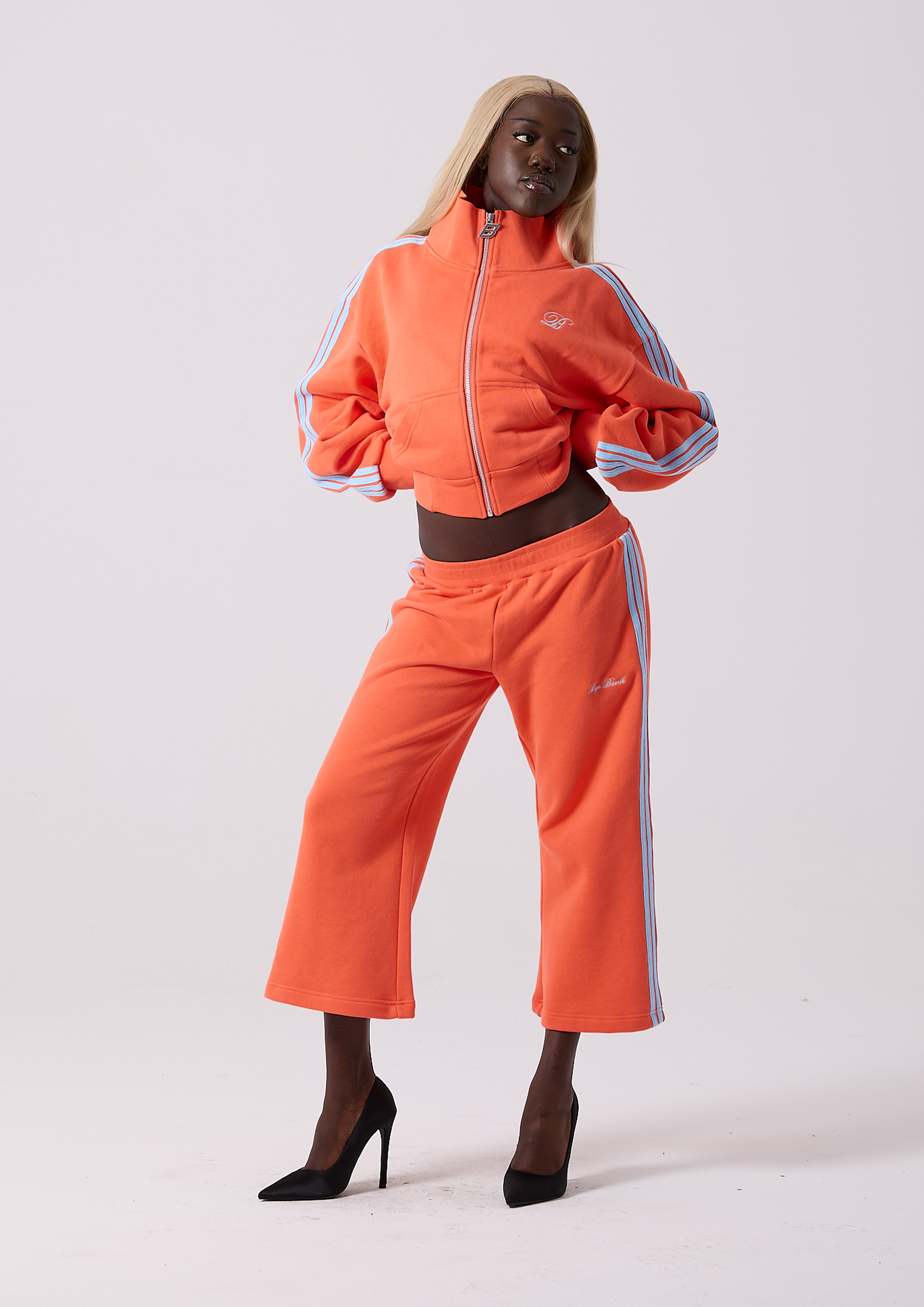 PARIS TRACKSUIT JACKET - CORAL