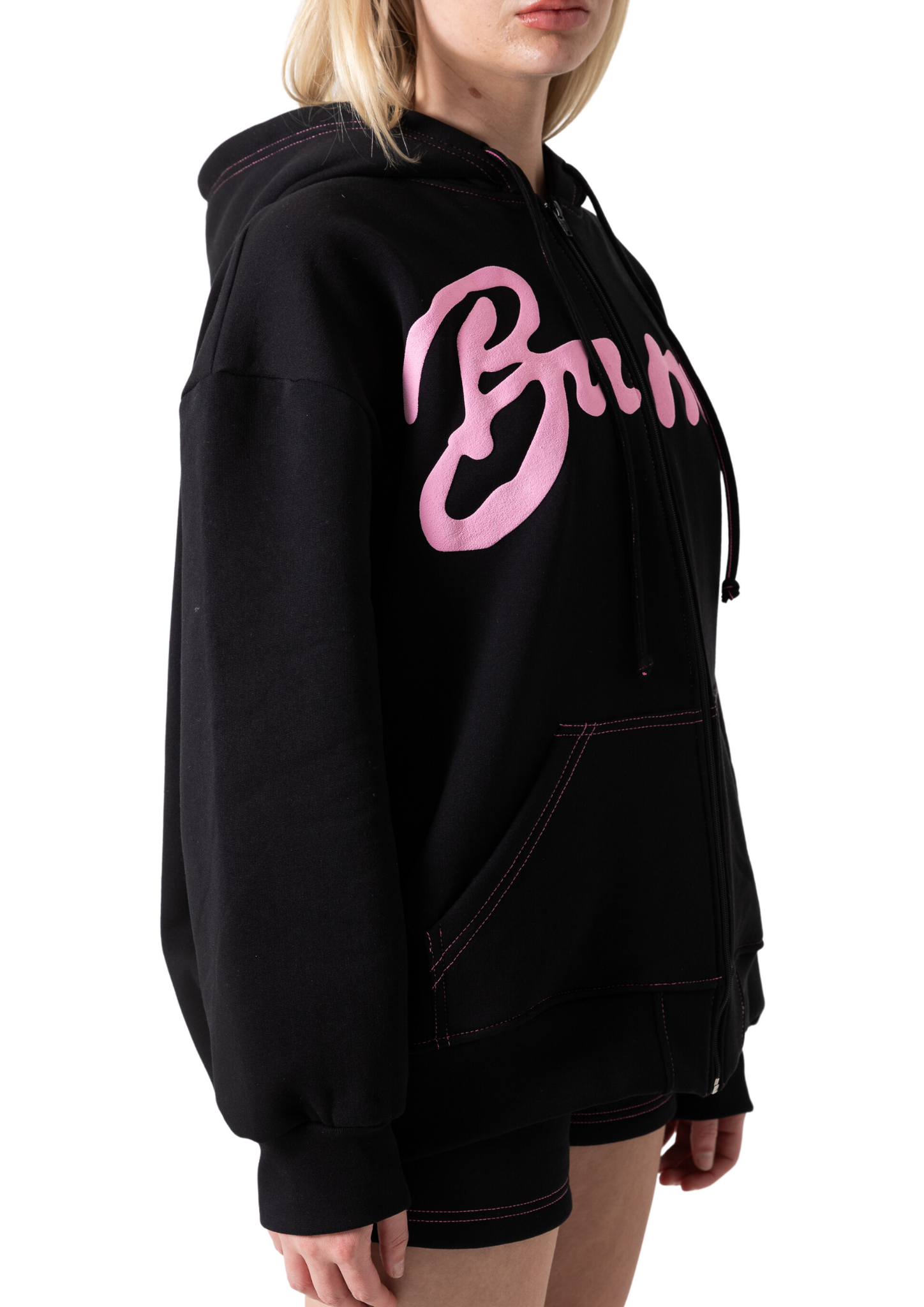 BRITNEY ZIP JACKET - BLACK