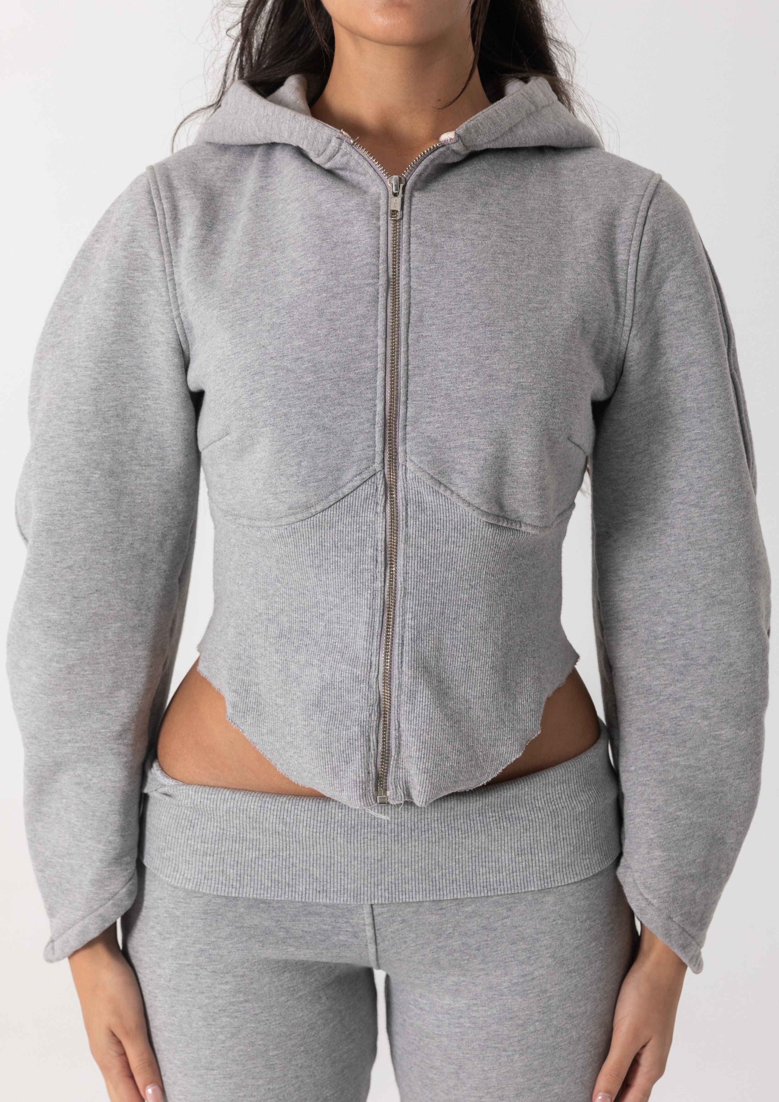 JASMINE ZIP JACKET - GREY