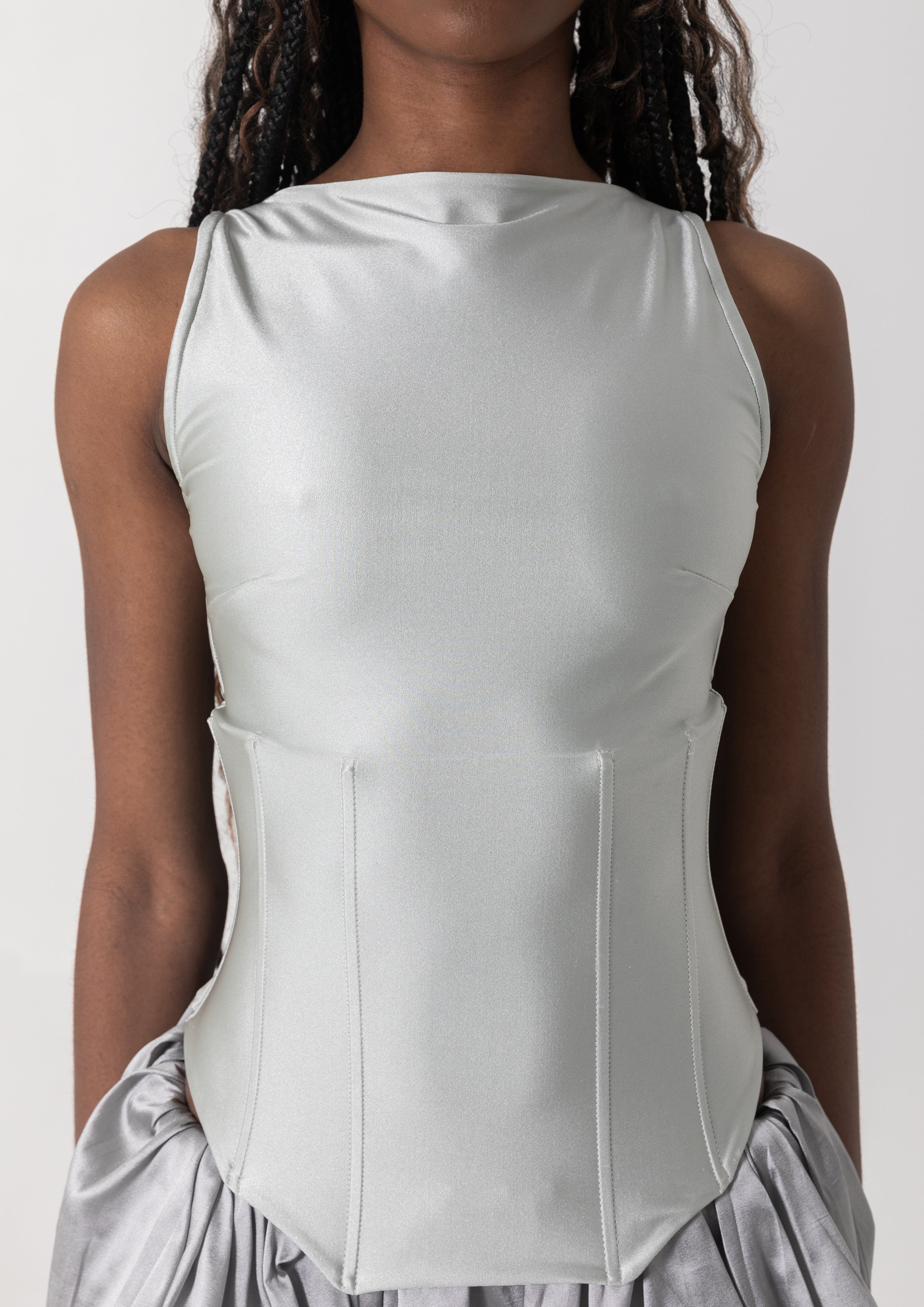 MADISON CORSET - SILVER
