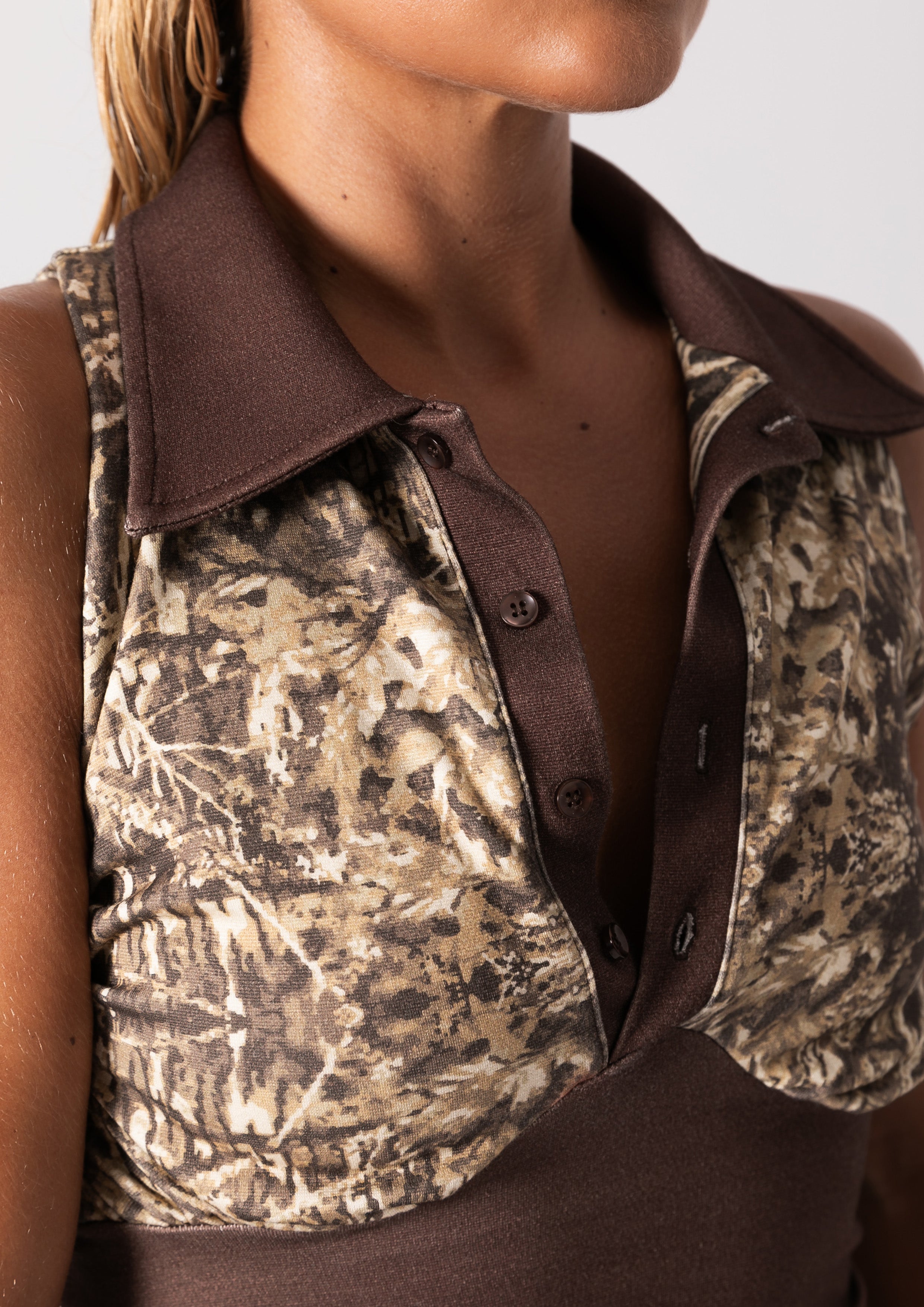 SIENNA SHIRT - CAMO